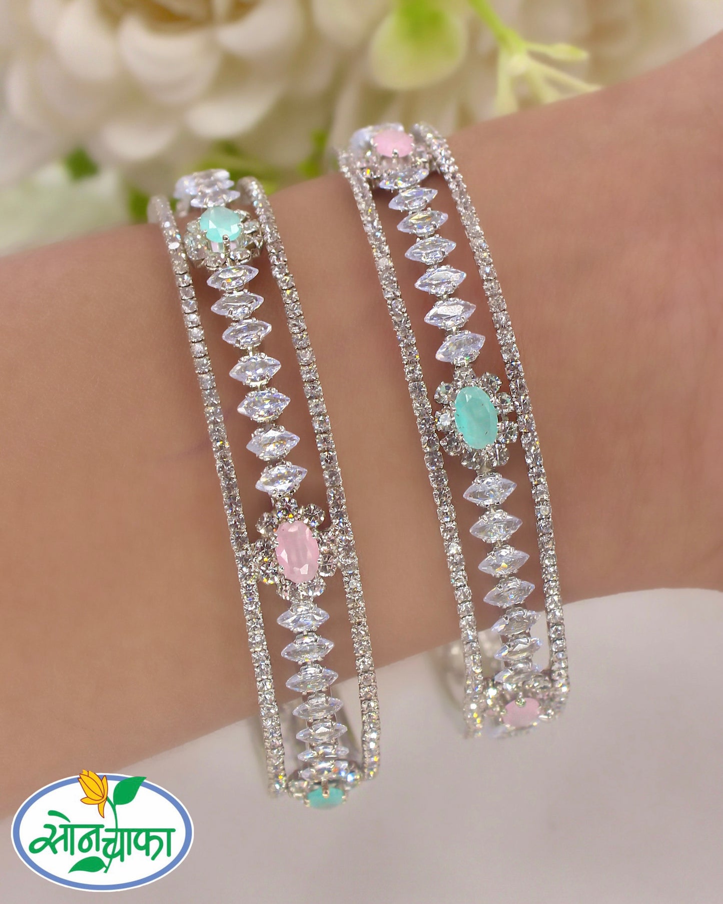 TRENDY DIAMOND BANGLES