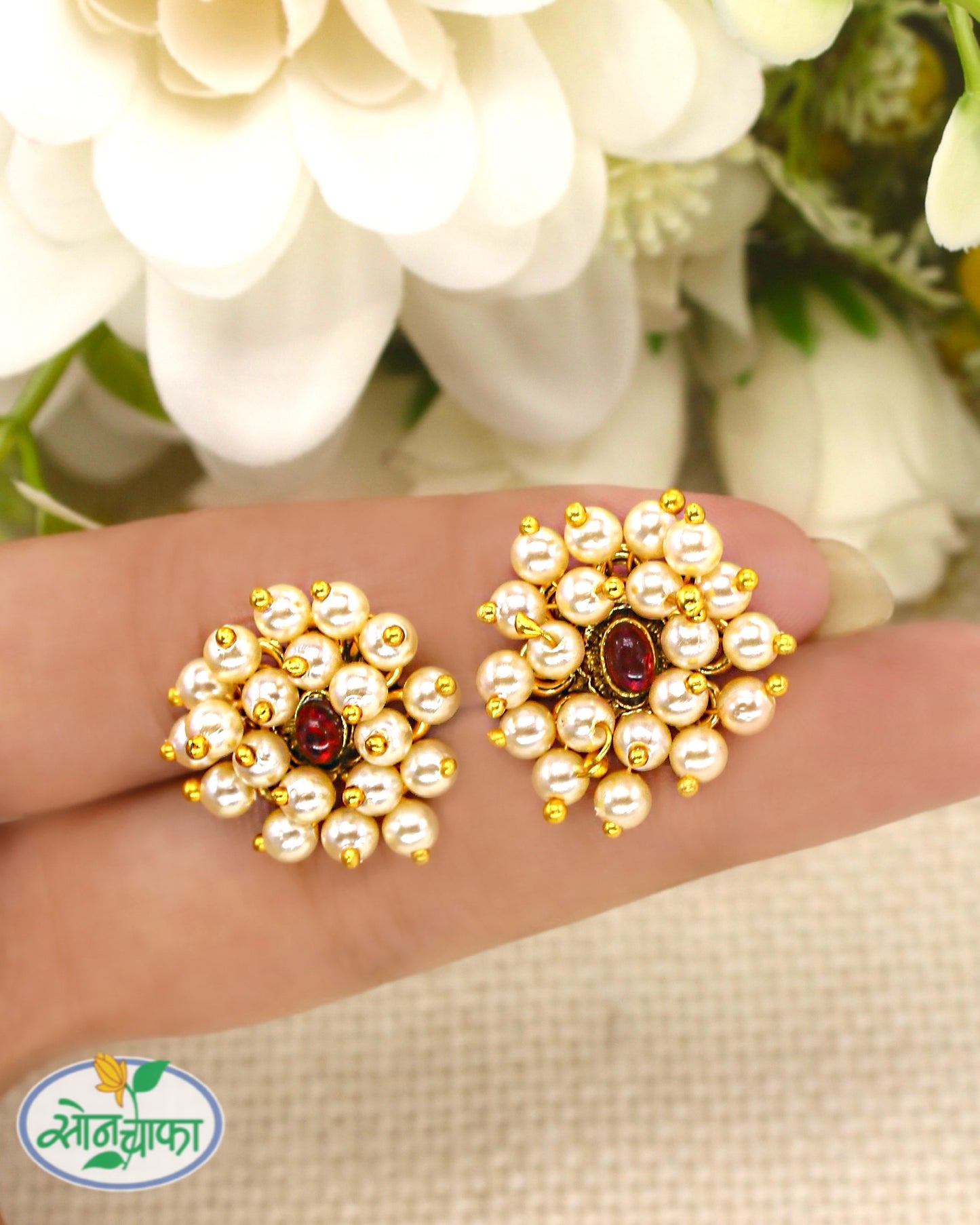 PEARL BEADS EARRINGS