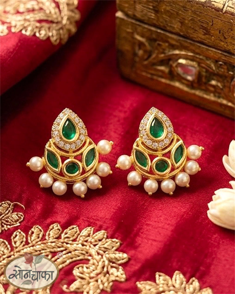 HALF-MOON DESIGNER EARRINGS