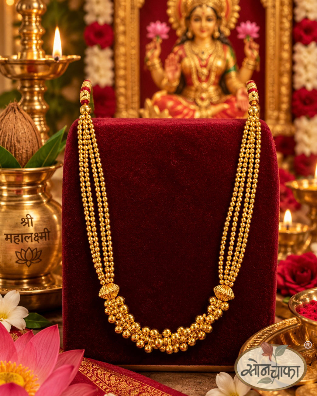 TEXTURED MALHAR NECKLACE
