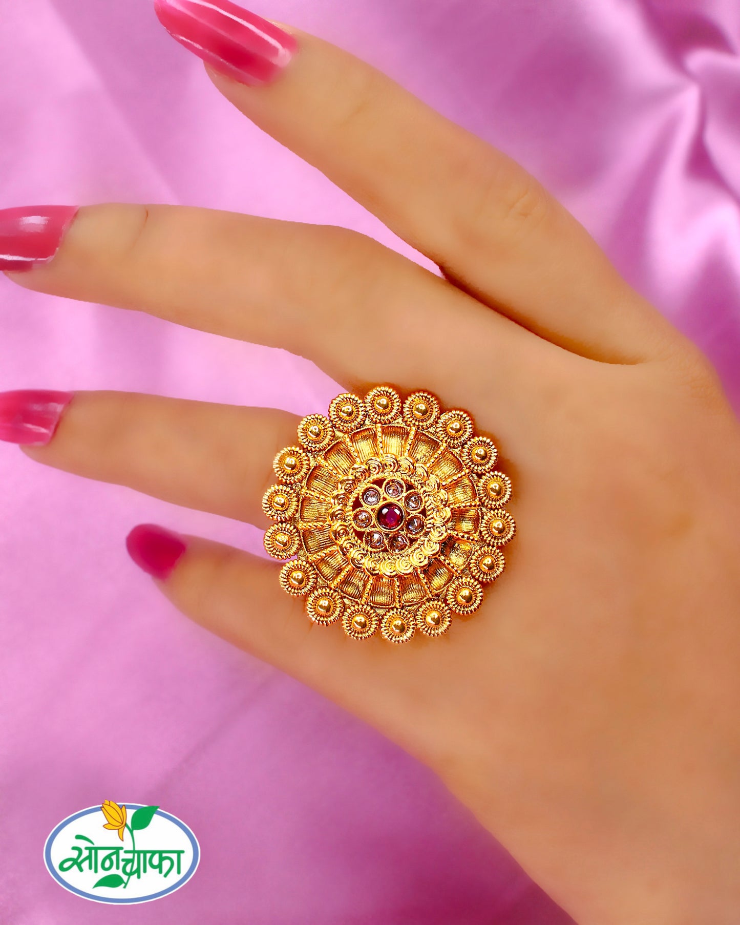 DESIGNER ANTIQUE SAREEPIN