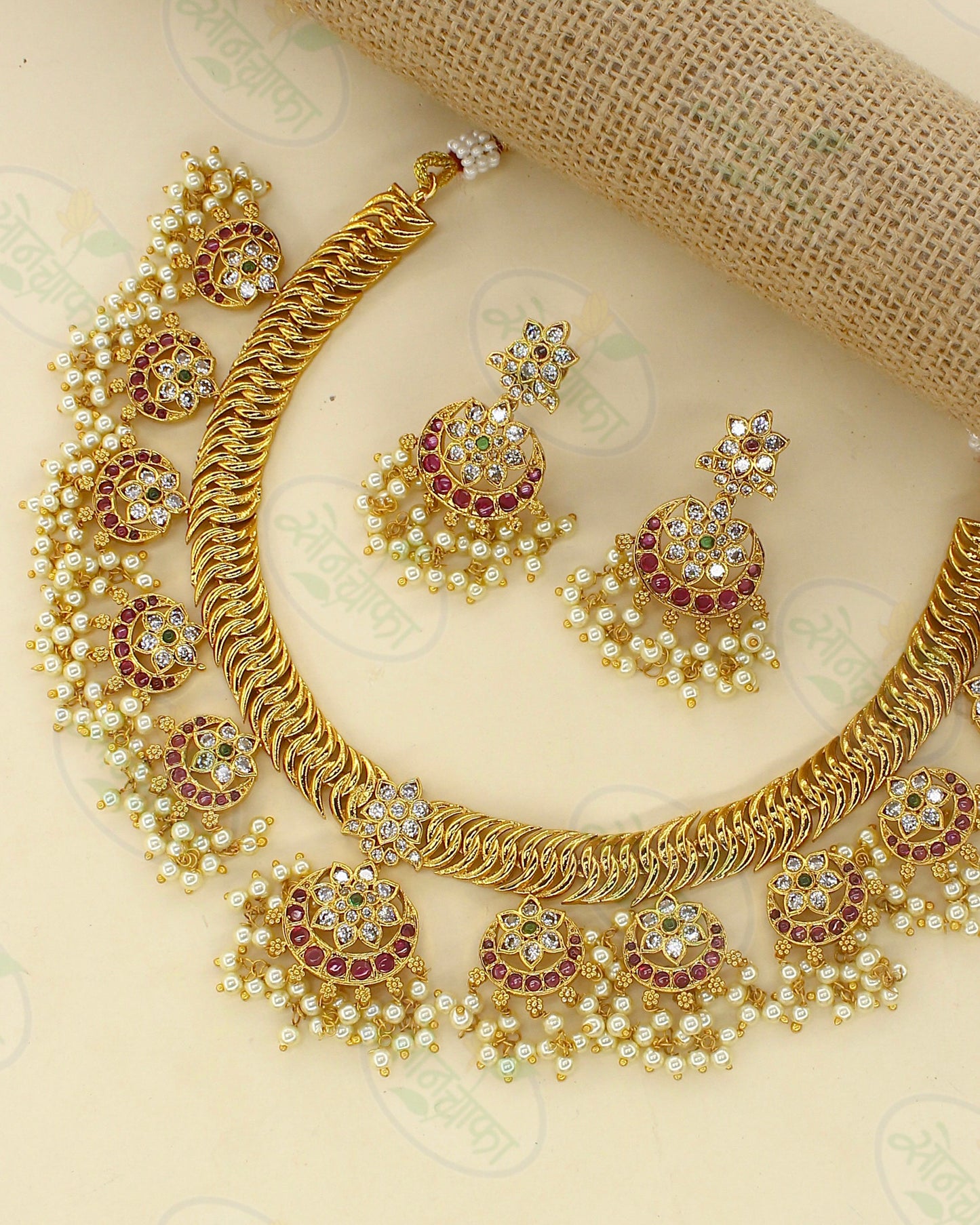 STUNNING FLORET NECKLACE SET