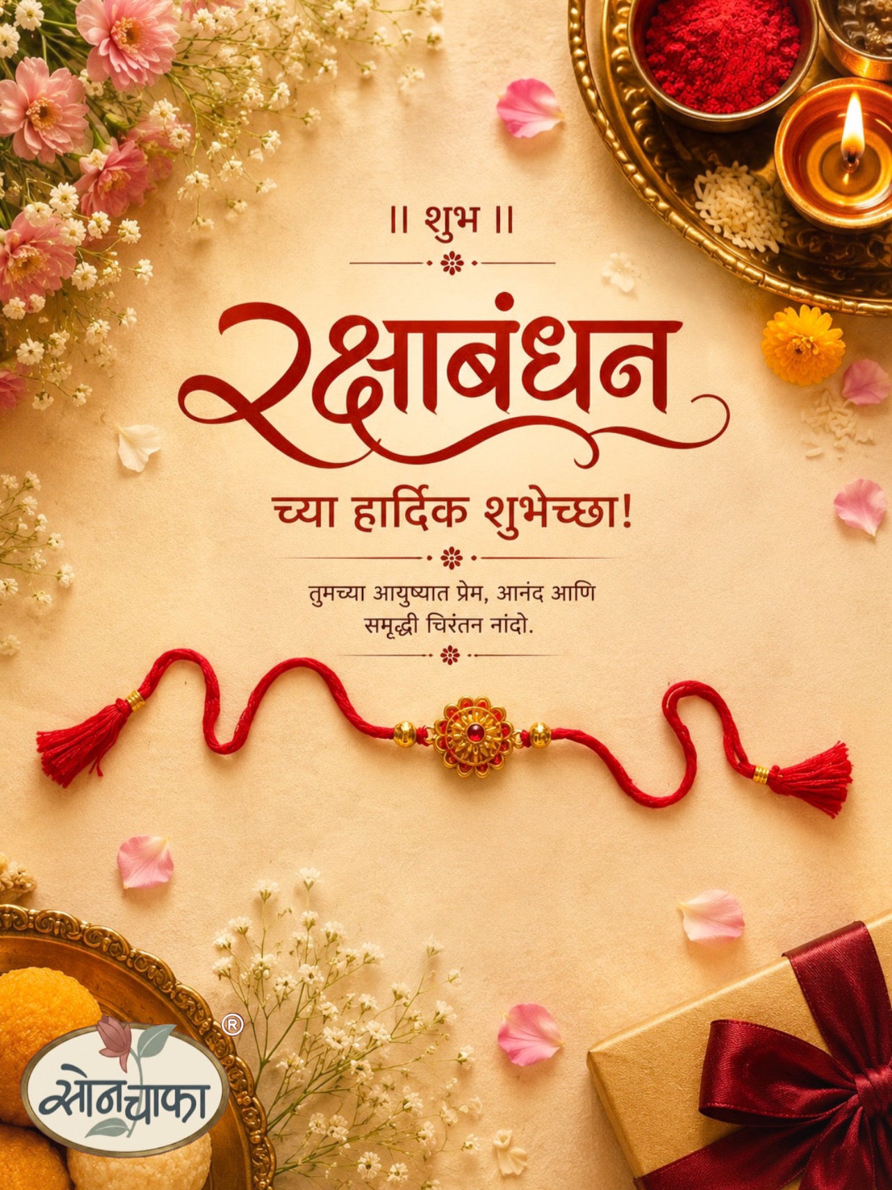 FLORAL DESIGNER RAKHI