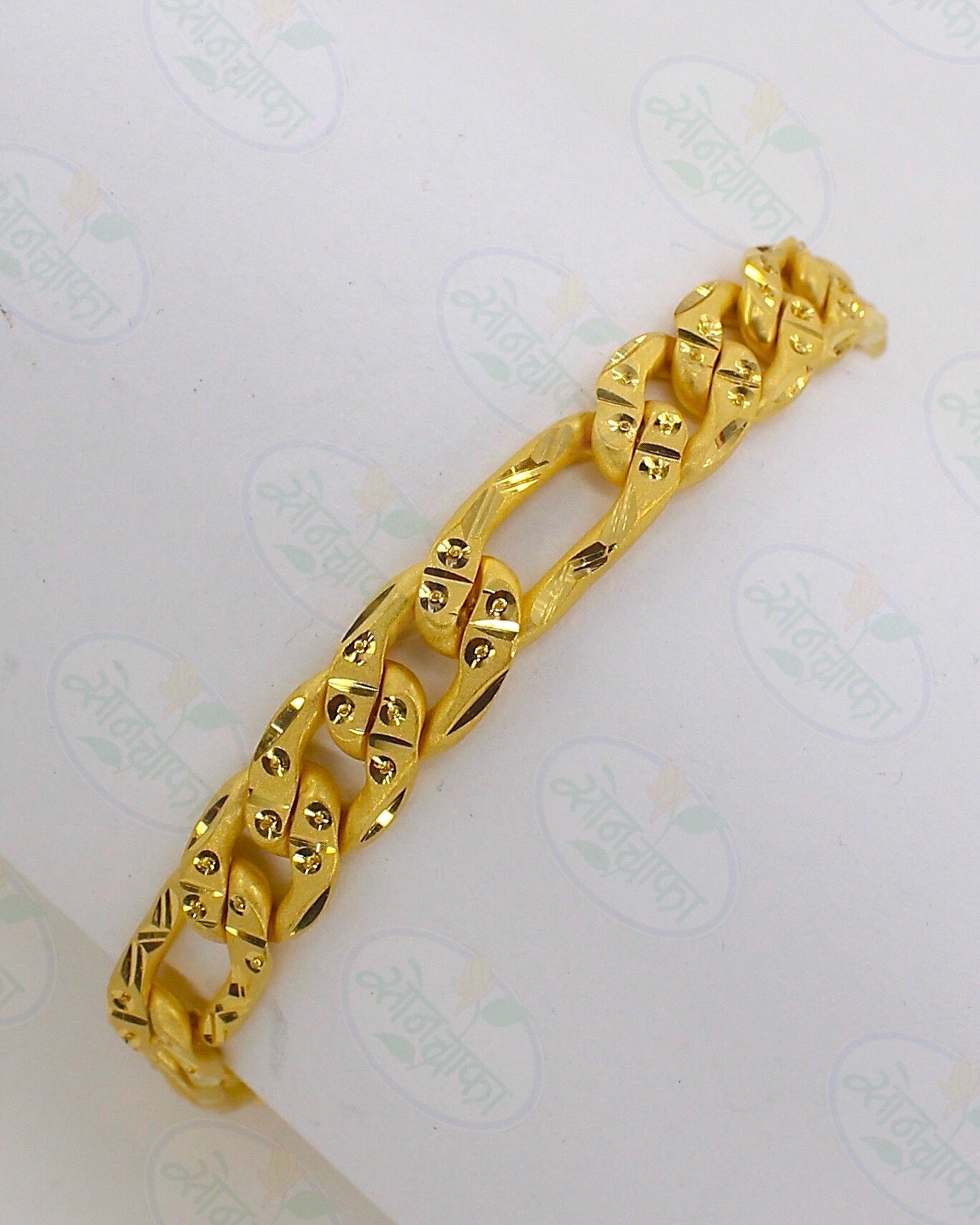 RADIANT GOLD PLATED MEN'S BRACELATE