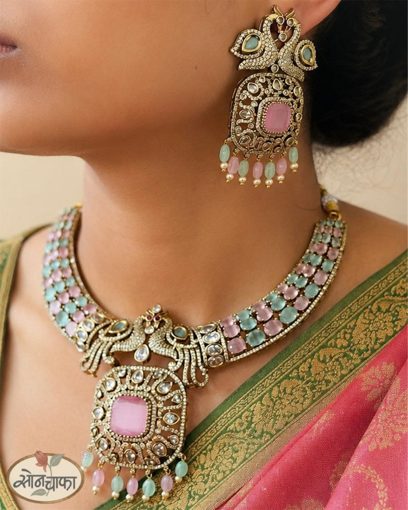 FLORAL DRIZZLE DIAMOND NECKLACE