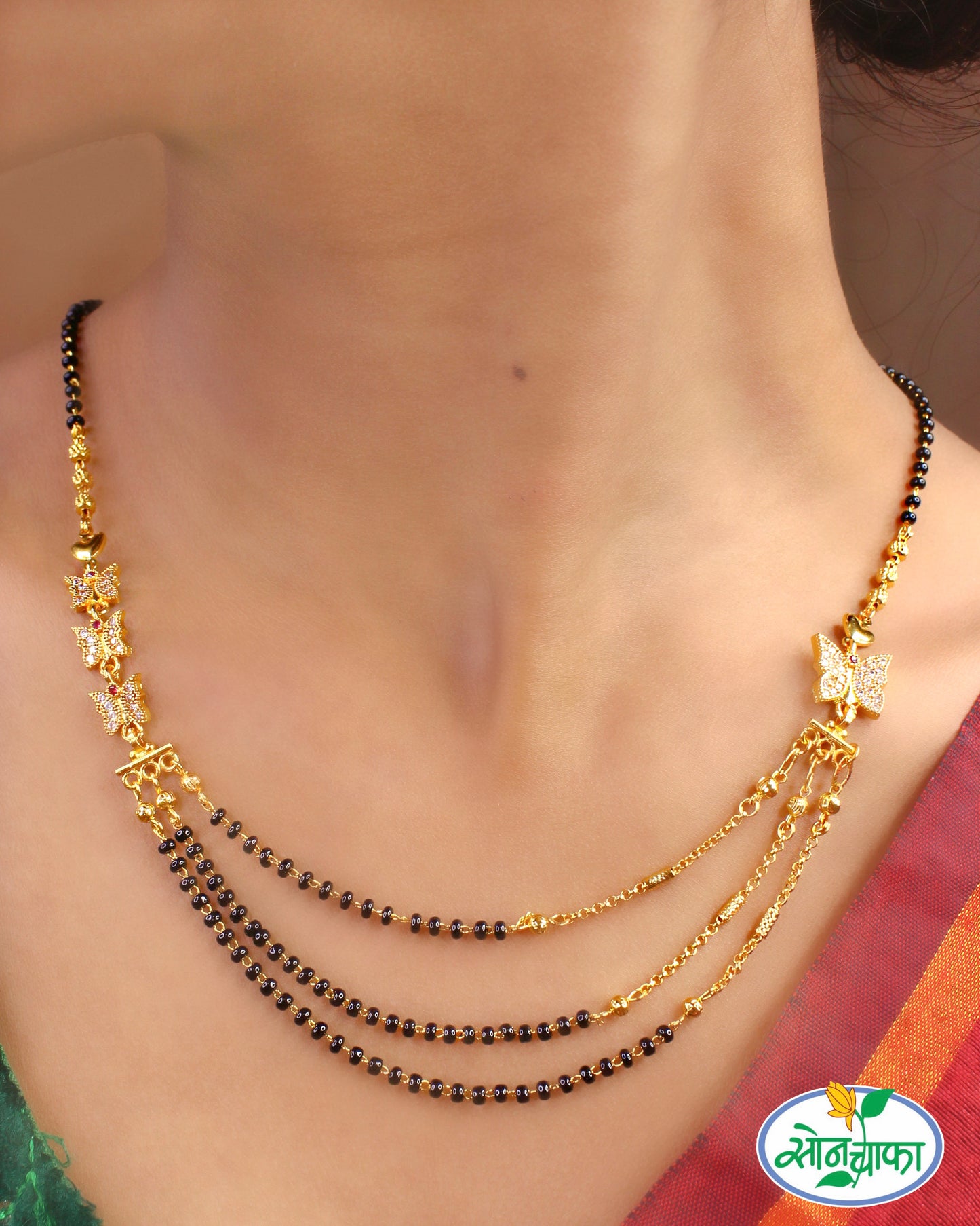 FANCY BUTTERFLY MANGALSUTRA