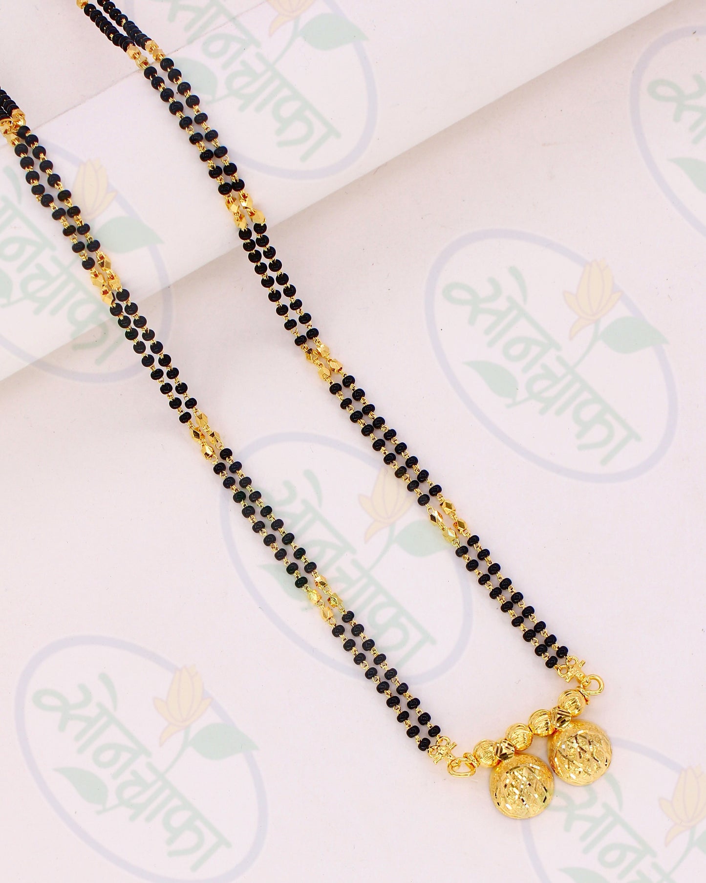 BLACK BEADS DESIGNER MANGALSUTRA