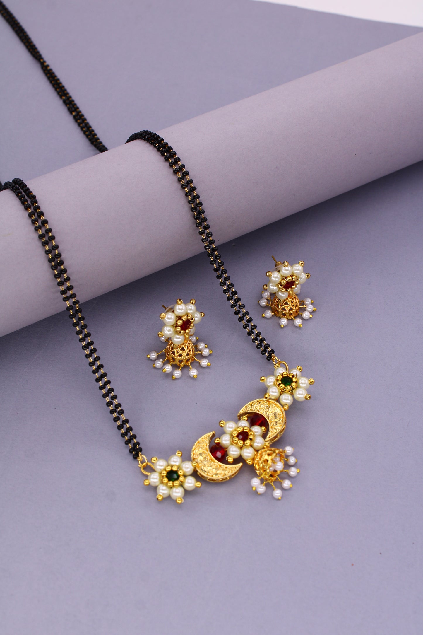 HALF- MOON DESIGNER MANGALSUTRA