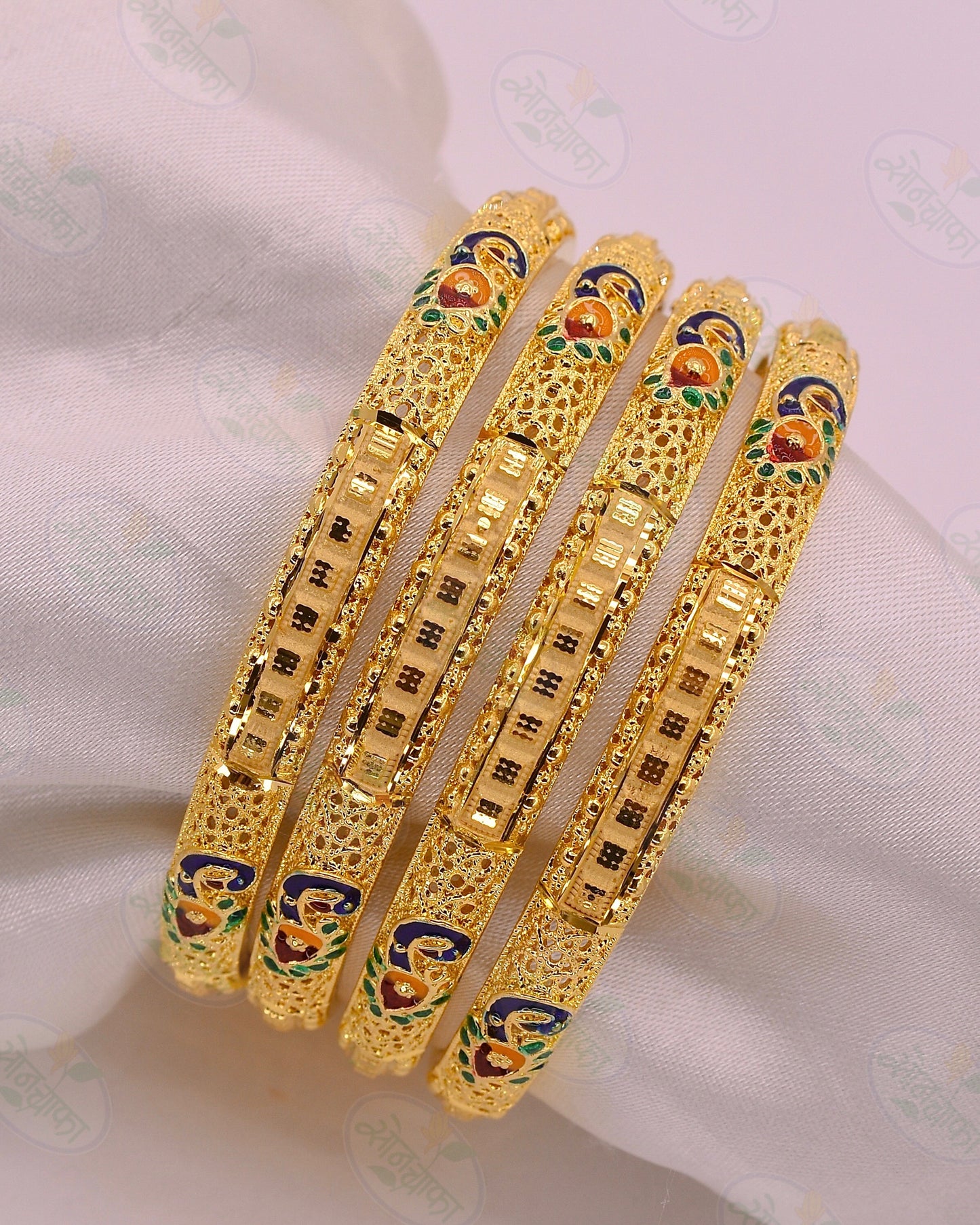 IMPRESSIVE GOLD PLATED BANGLES