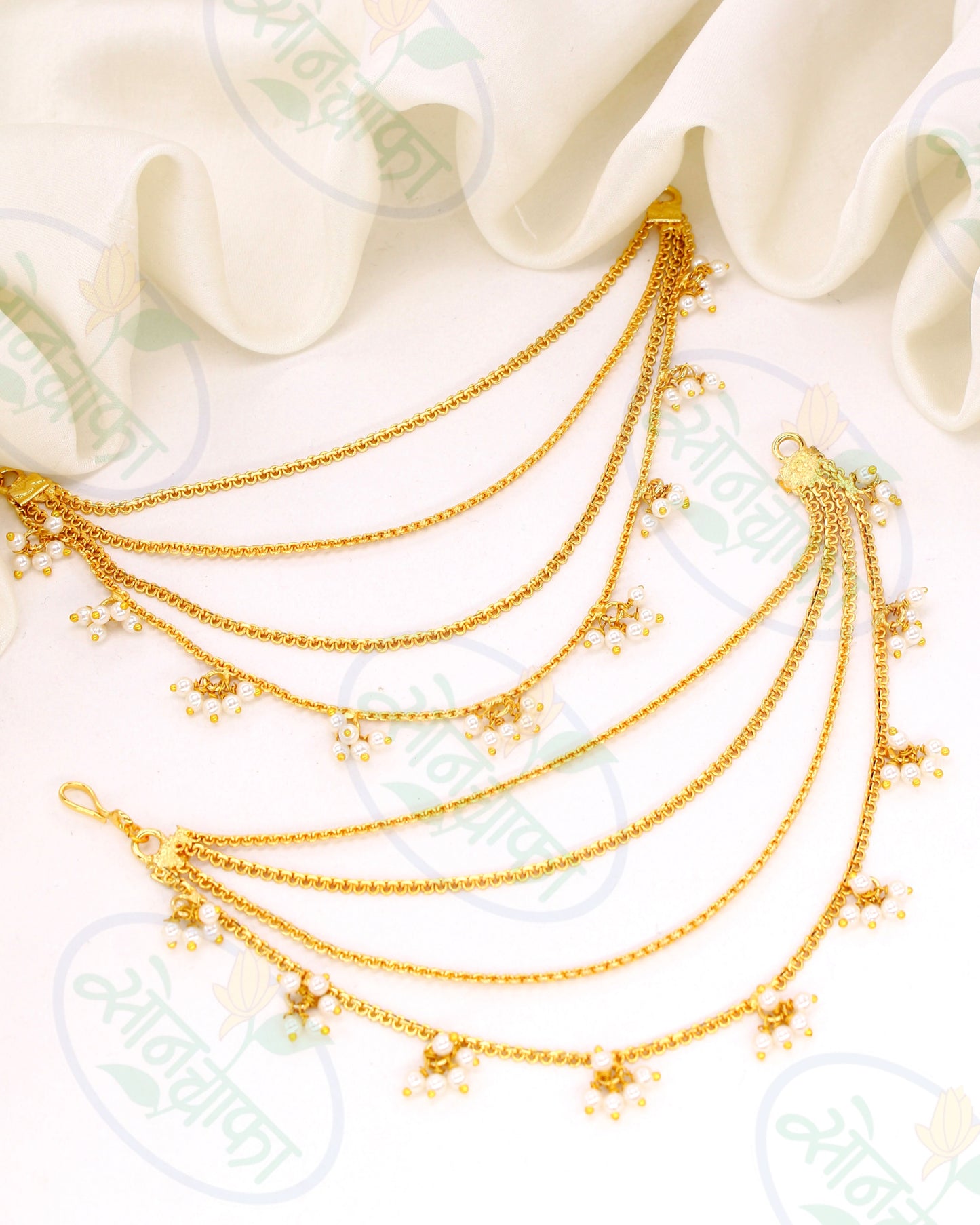 PEARL BEADS DESIGNER KANCHAIN