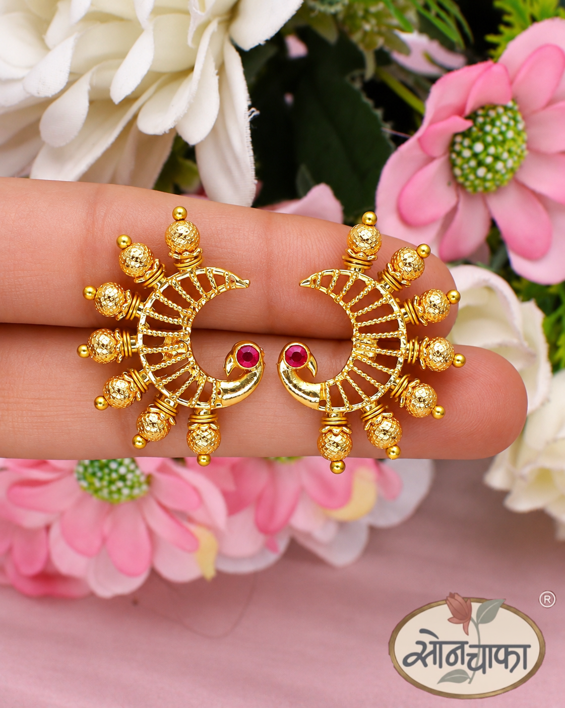 PEACOCOK DESIGNER EARRINGS