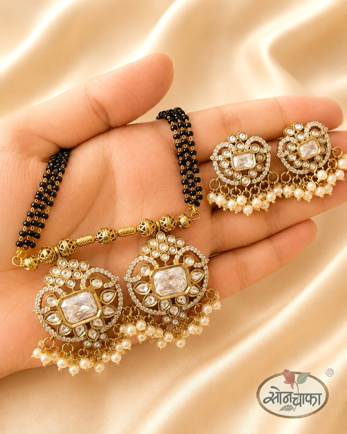 WHITE STONE MANGALSUTRA