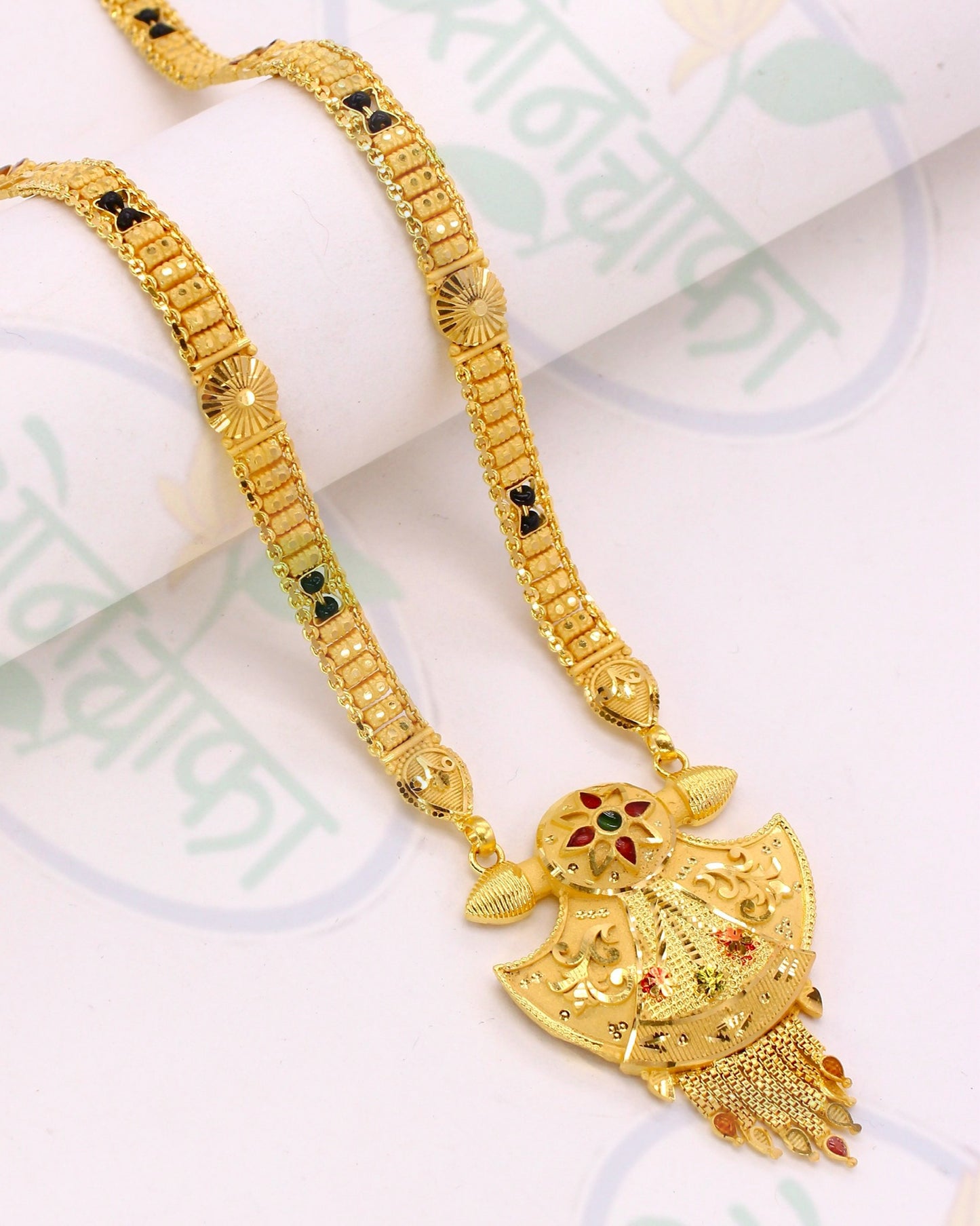 ATTRACTIVE GOLD PLATED MANGALSUTRA