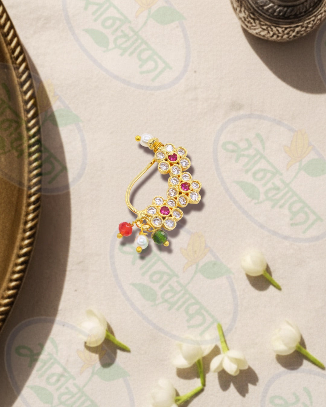 WHITE STONE DESIGNER NATH