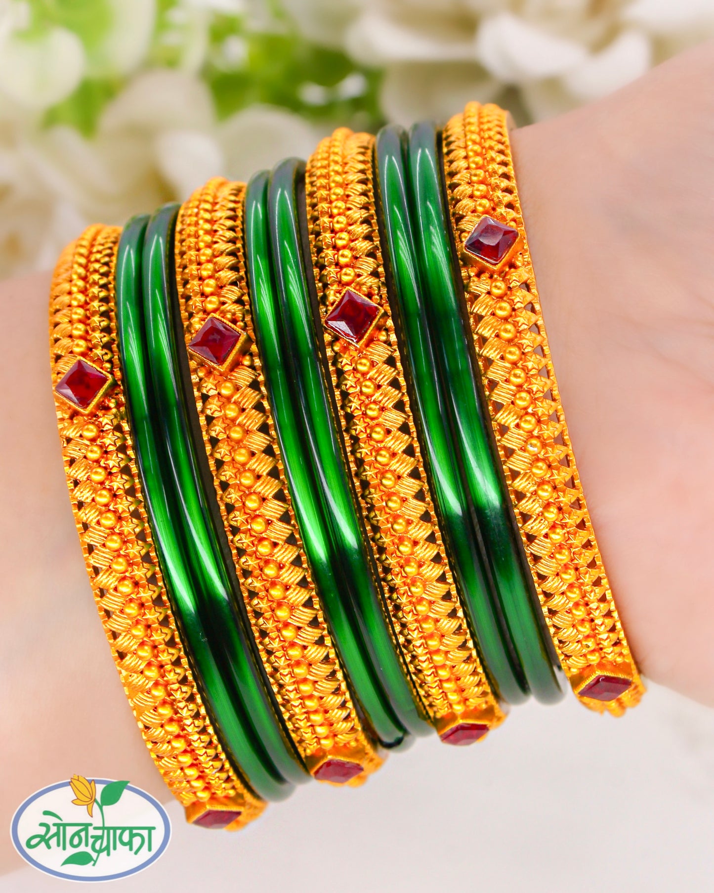 TRENDY SQUARE DESIGNER BANGLES