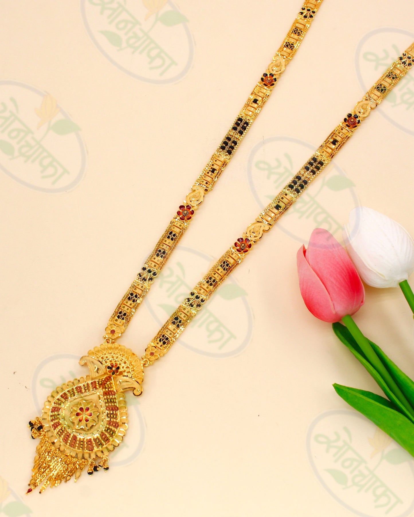 ALLURING GOLD PLATED MANGALSUTRA