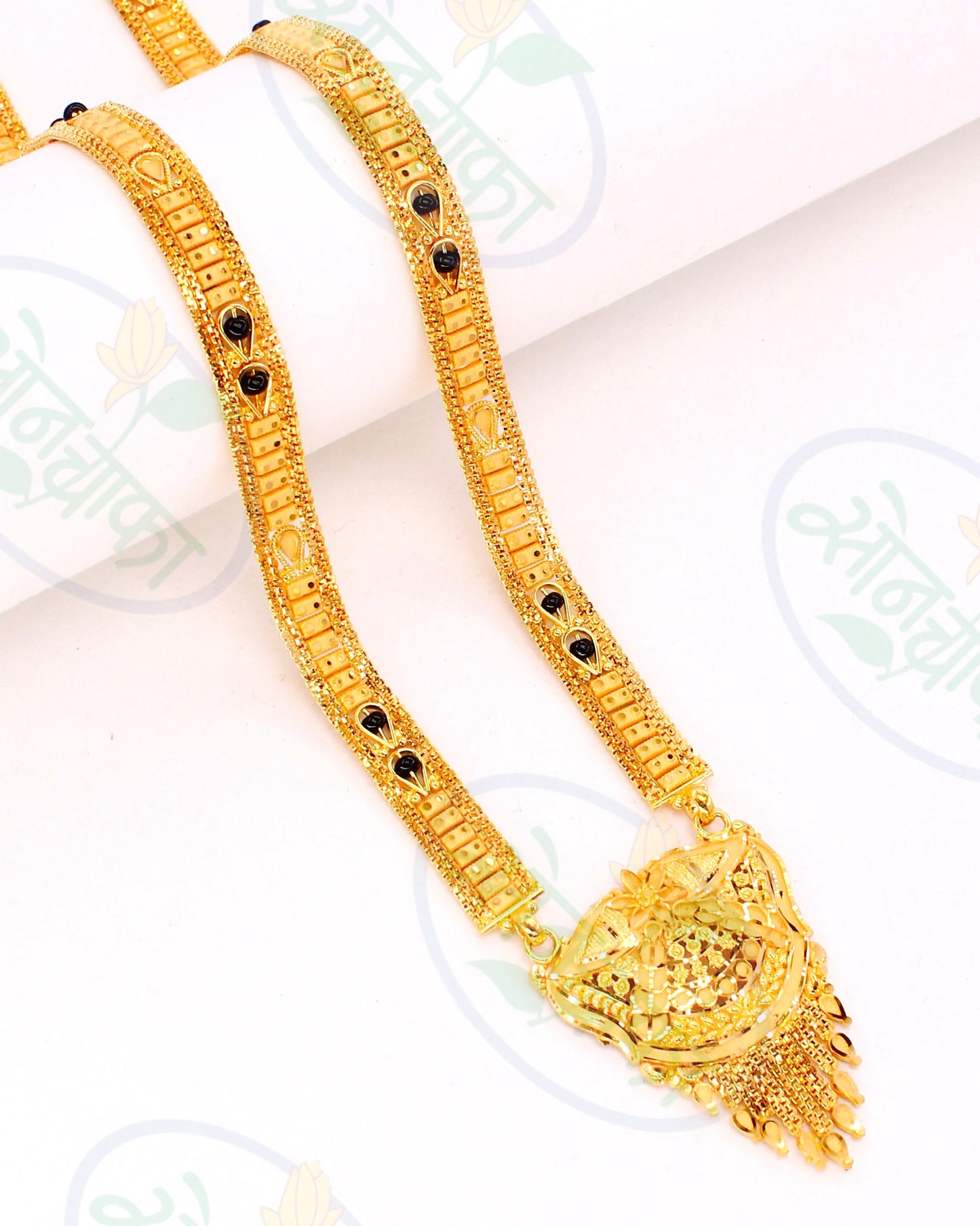 BLACK BEADS DESIGNER MANGALSUTRA