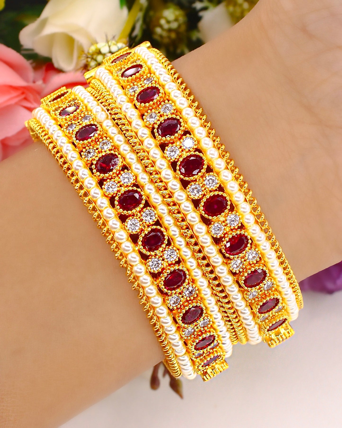 REGAL PEARL BANGLES