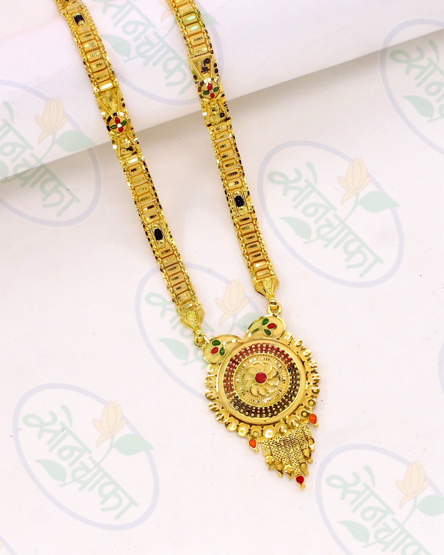 ALLURING GOLD PLATED MANGALSUTRA