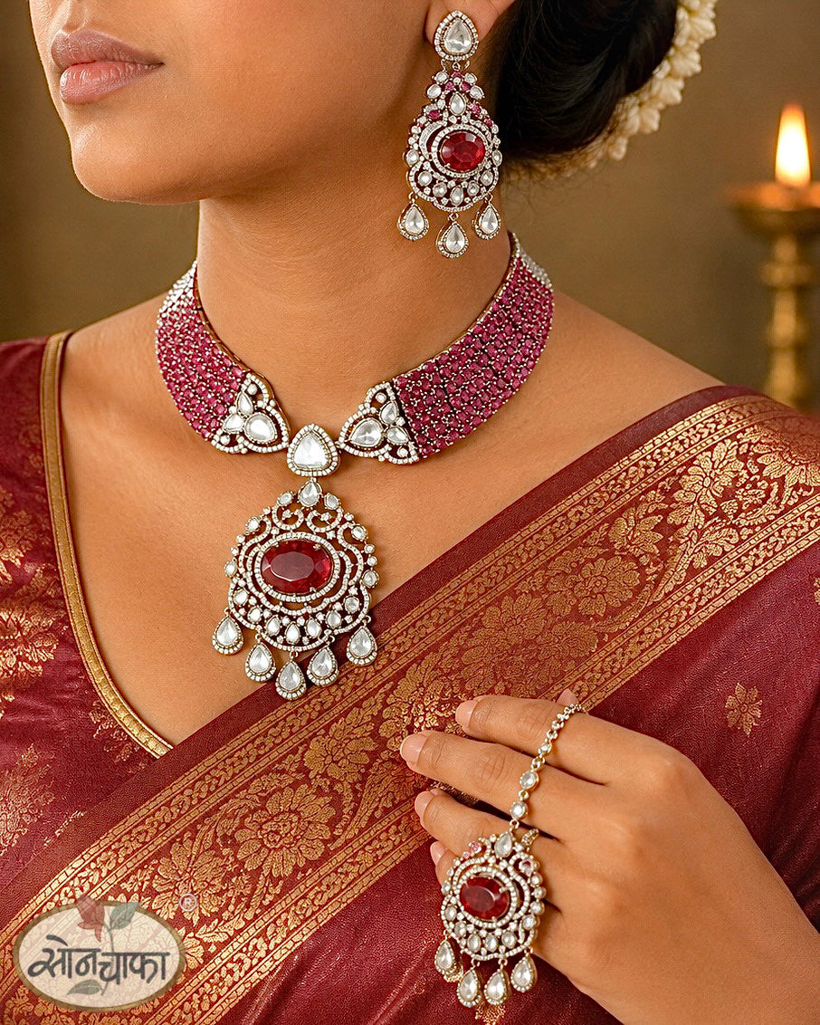 ROYAL BRIDAL NECKLACE SET