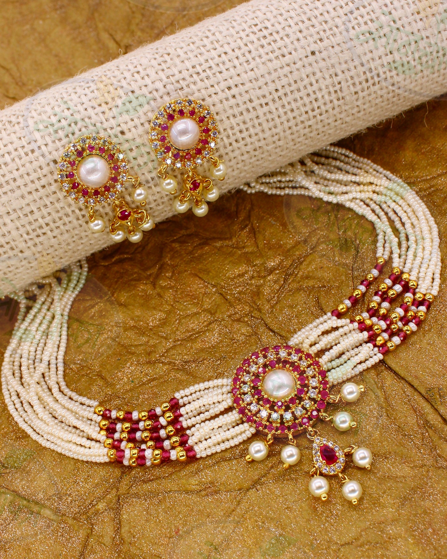 IMPERIOUS MOTI CHOKER SET