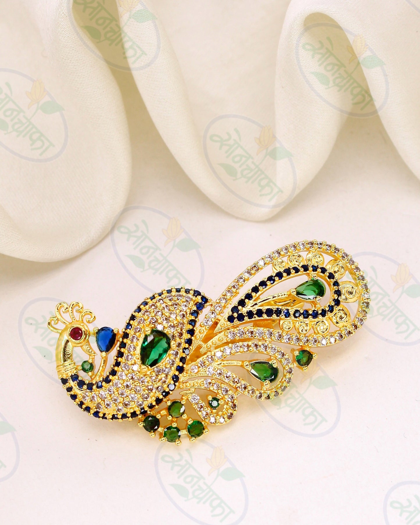 CLASSIC PEACOCK SAREEPIN