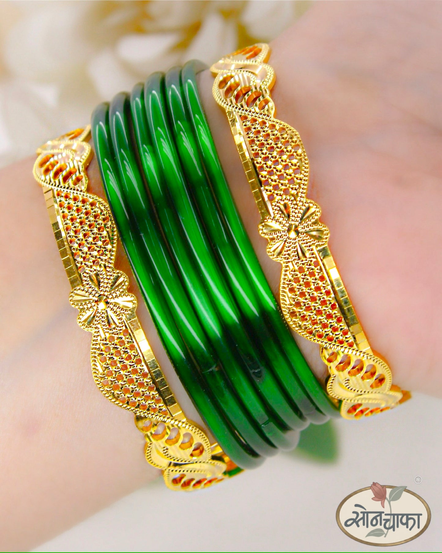 FLORAL DESIGNER BANGLES