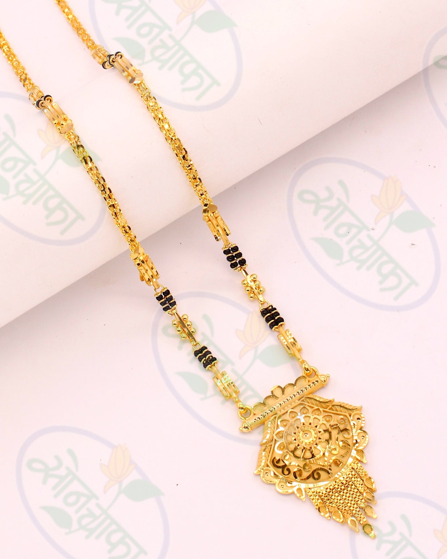 UNIQUE GOLD PLATED MANGALSUTRA