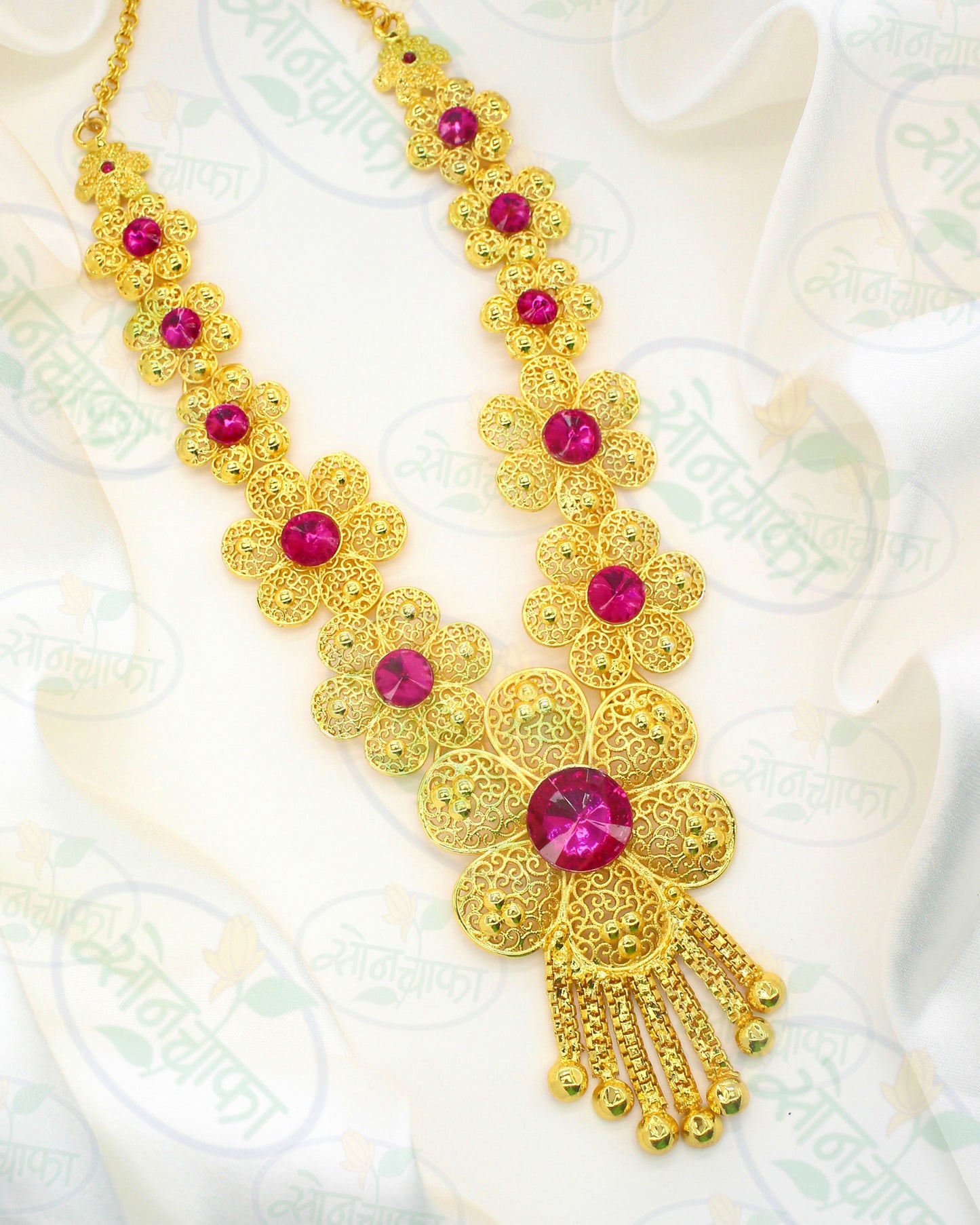 FLORET GANPATI NECKLACE