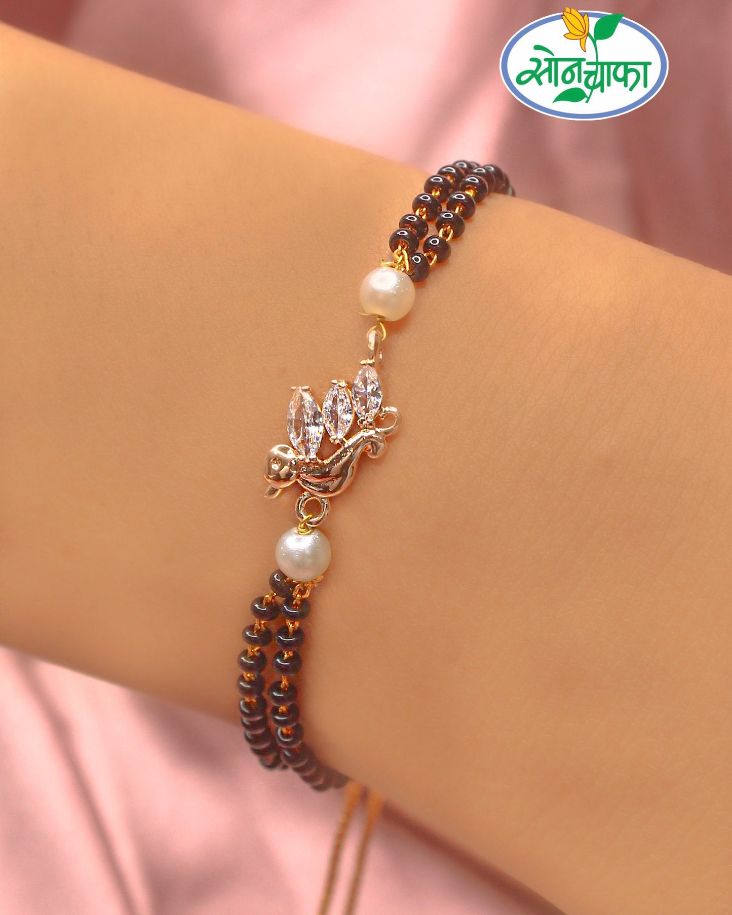 PRETTY BIRD DESIGNER MANGALSUTRA BRACELET