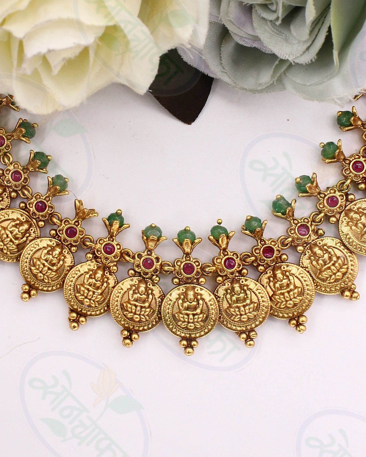 GODDESS LAKSHMI DESIGNER NECKLACE