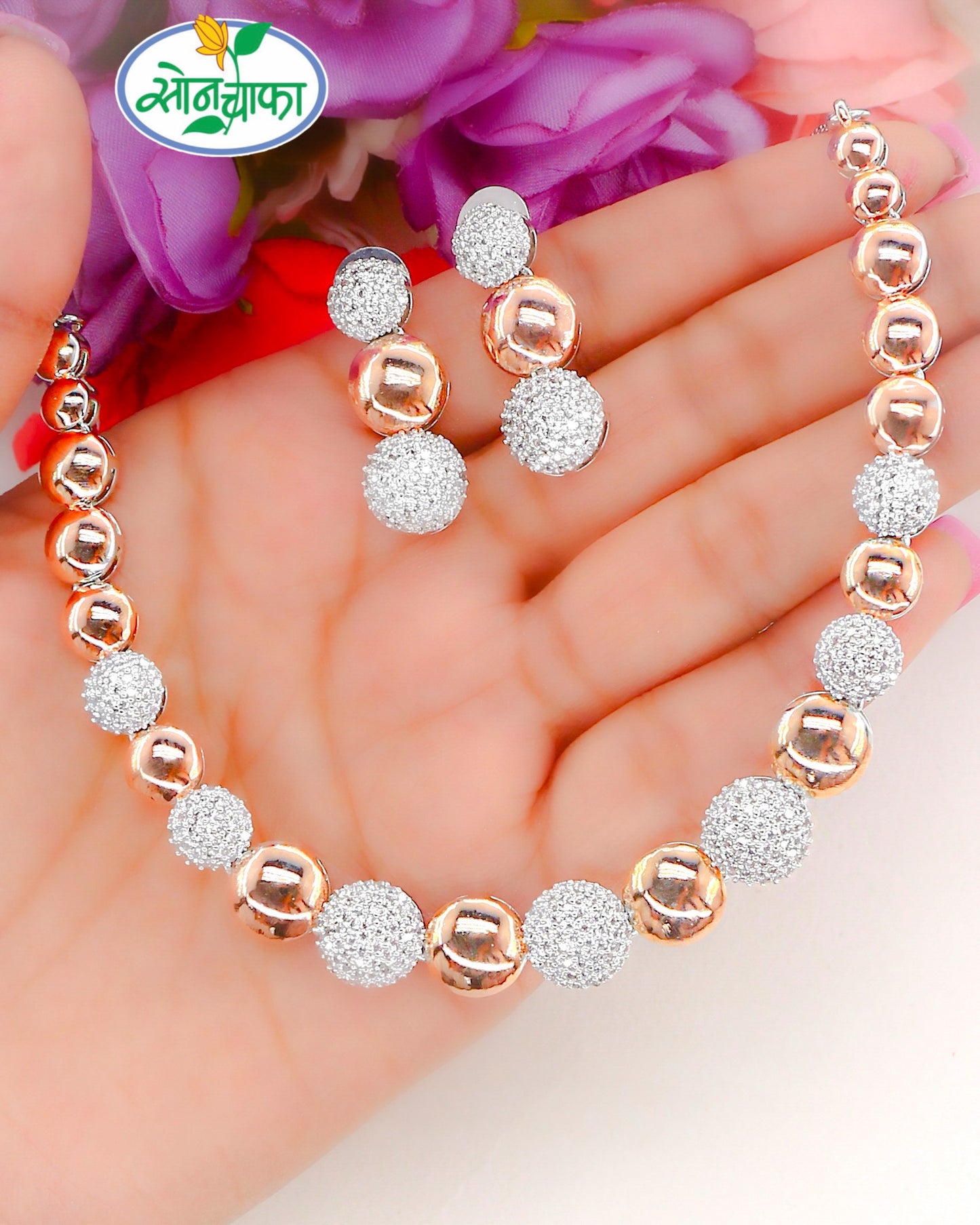 BRILLIANT ROSE GOLD NECKLACE