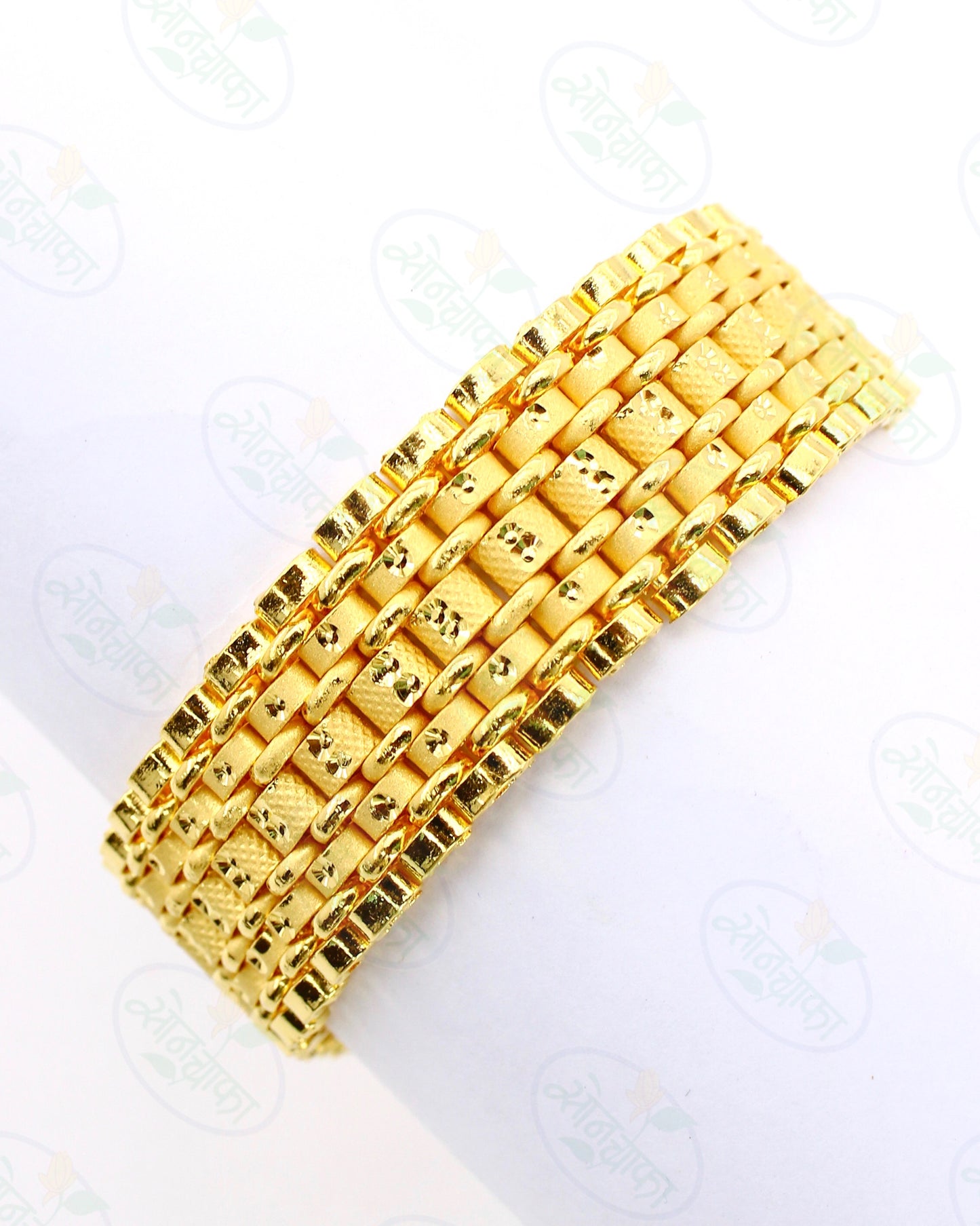 RADIANT MEN'S GOLD PLATED BRACELET