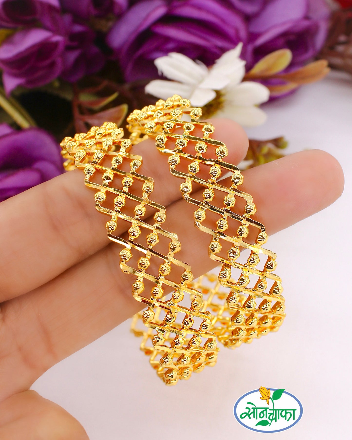 BEAUTIFUL ANTIQUE JALI BANGLES