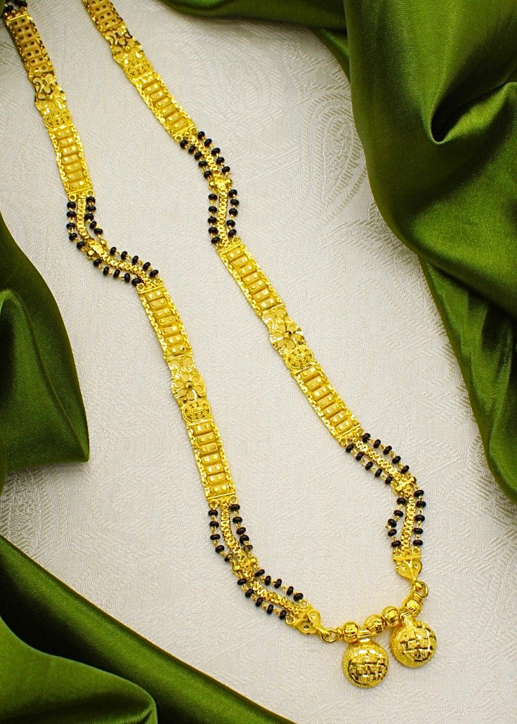 ENTICING GOLD PLATED MANGALSUTRA