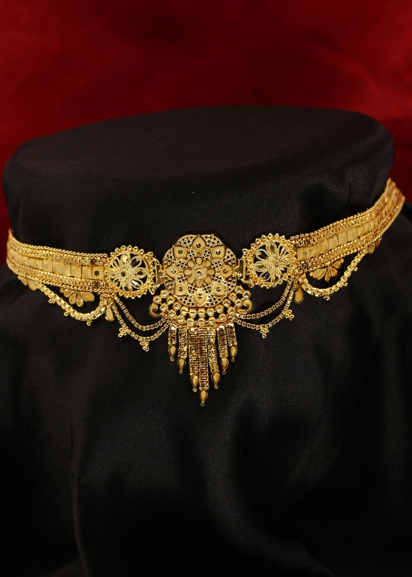 BLOSSOM GOLD TONE MEKHALA