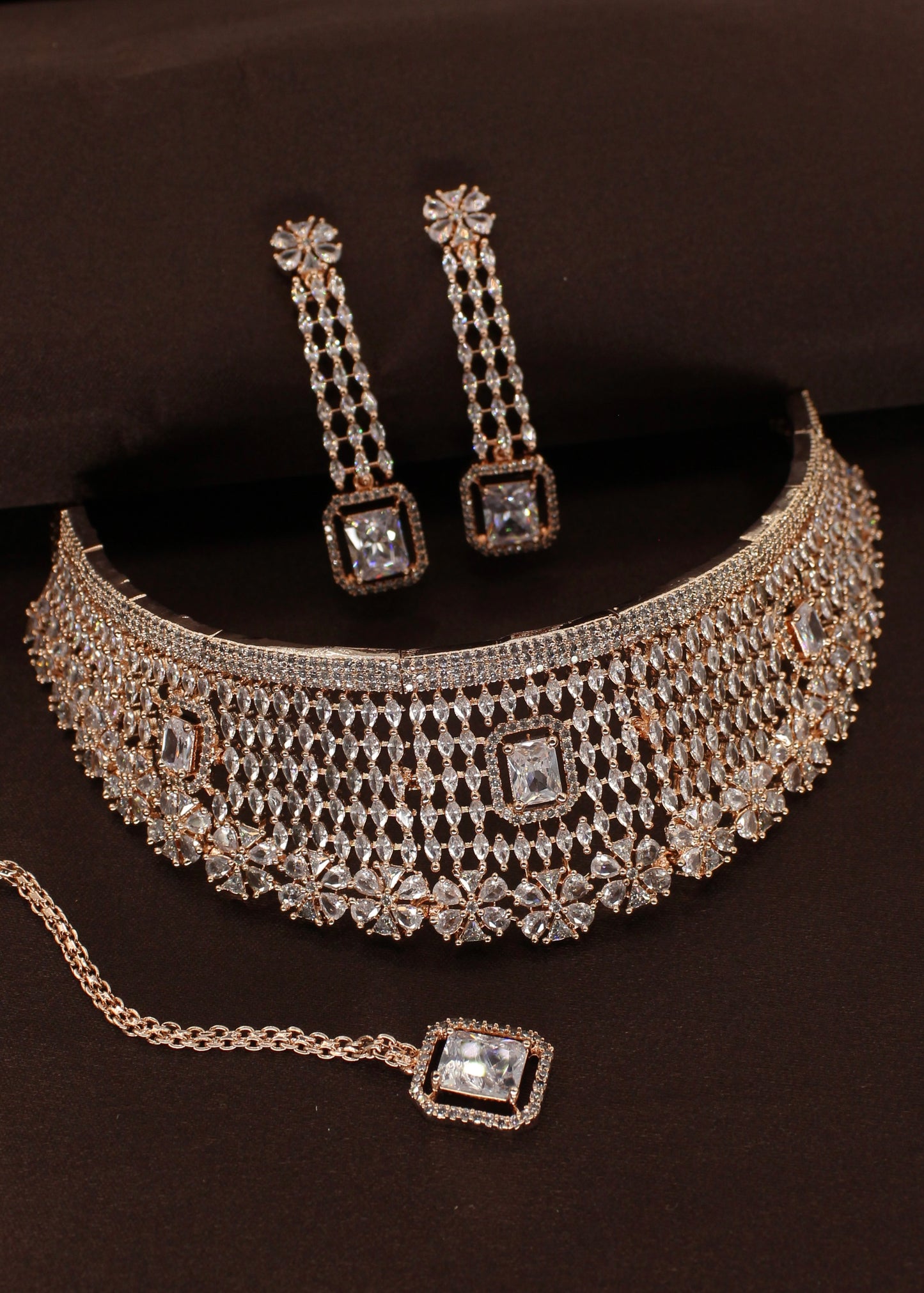 MASSIVE DIA BRIDAL NECKLACE