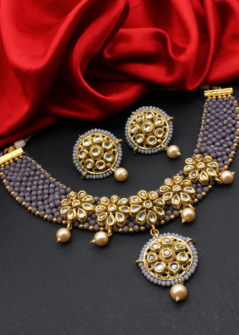 DROPLET FLORET DESIGNER CHOKER