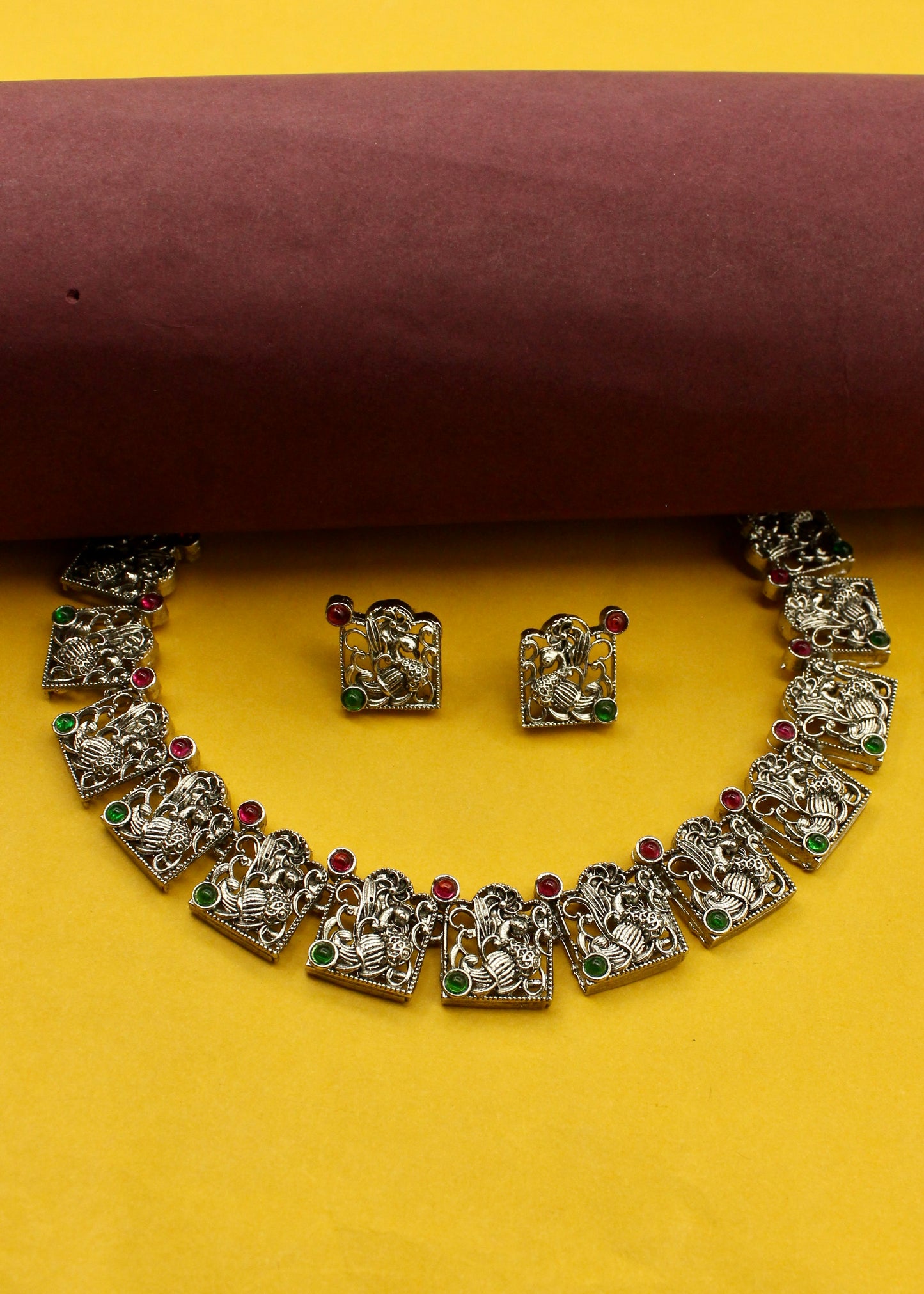 DESIGNER PEACOCK NECKLACE