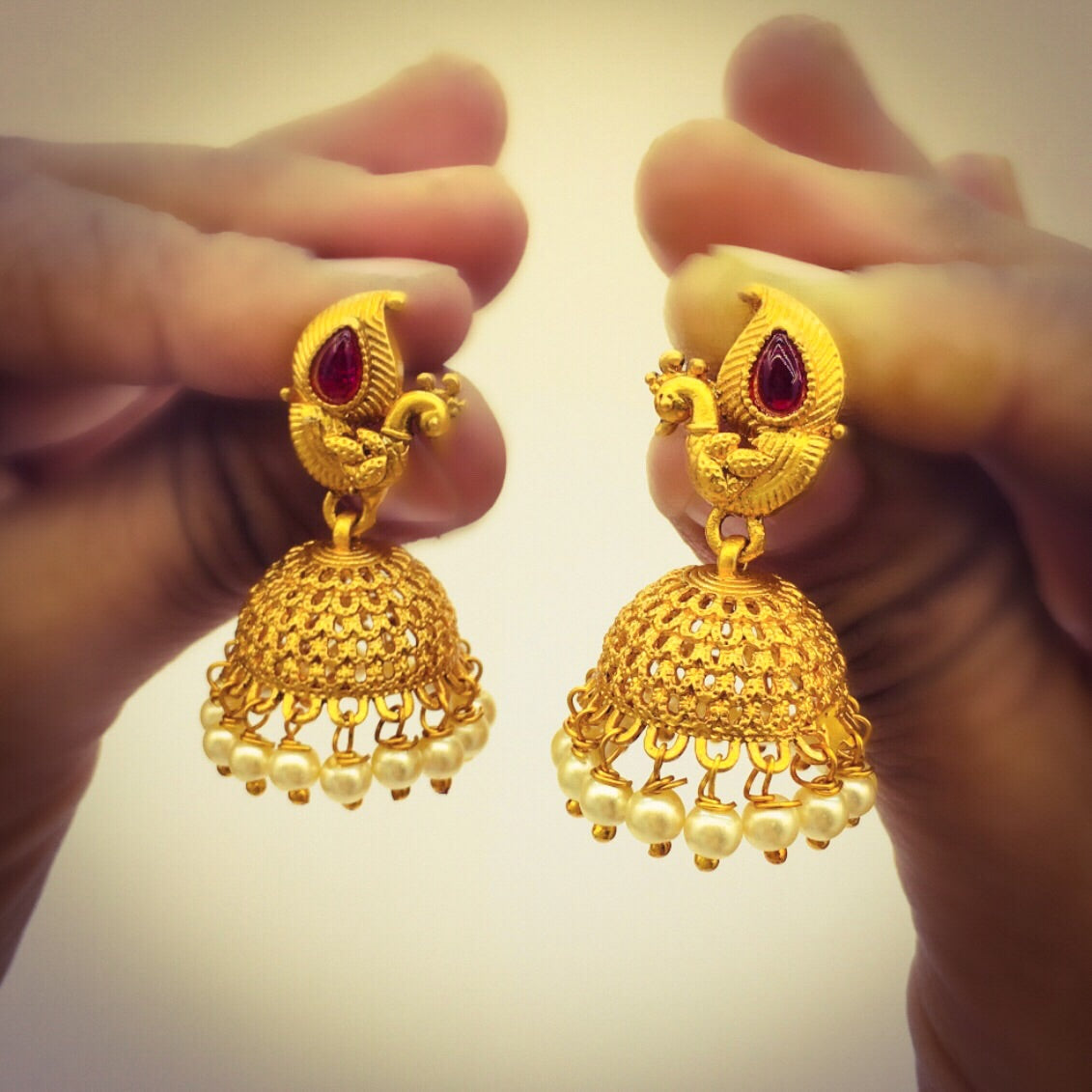 CLASSY PEACOCK JHUMKI