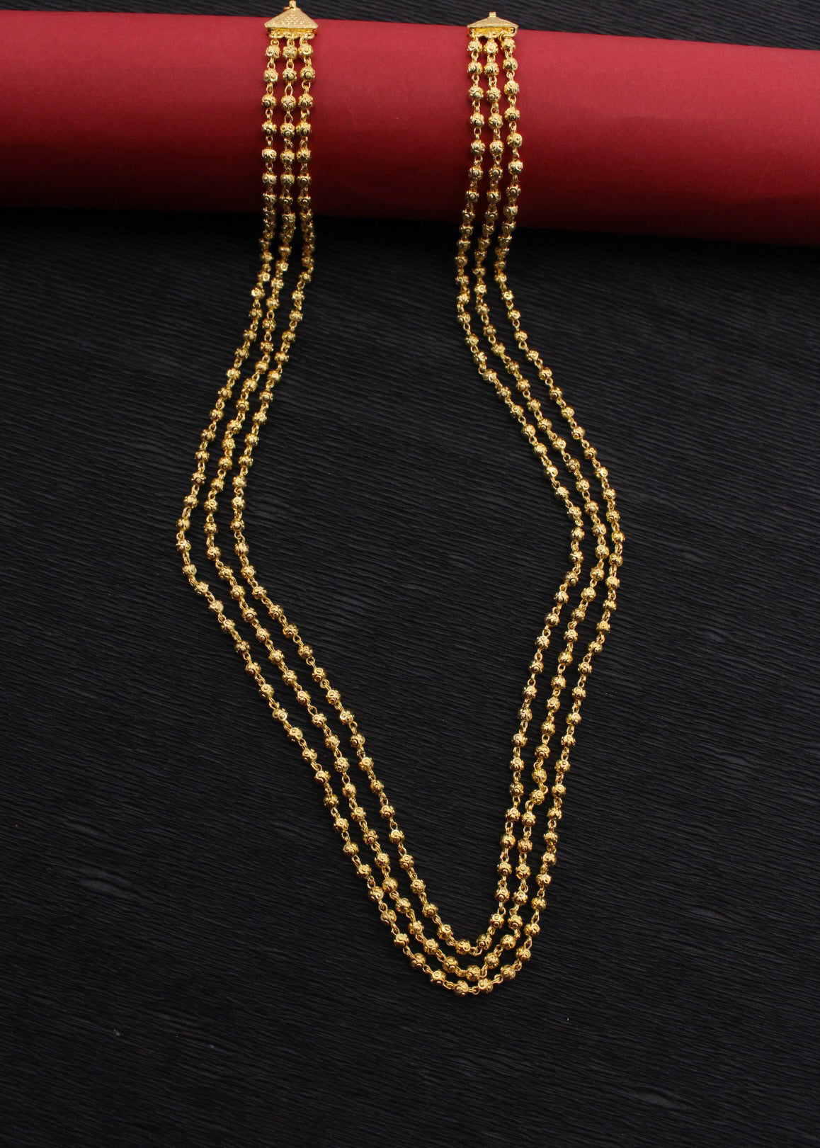 THREE LAYER GOLD PLATED MOHANMALA - Main Image