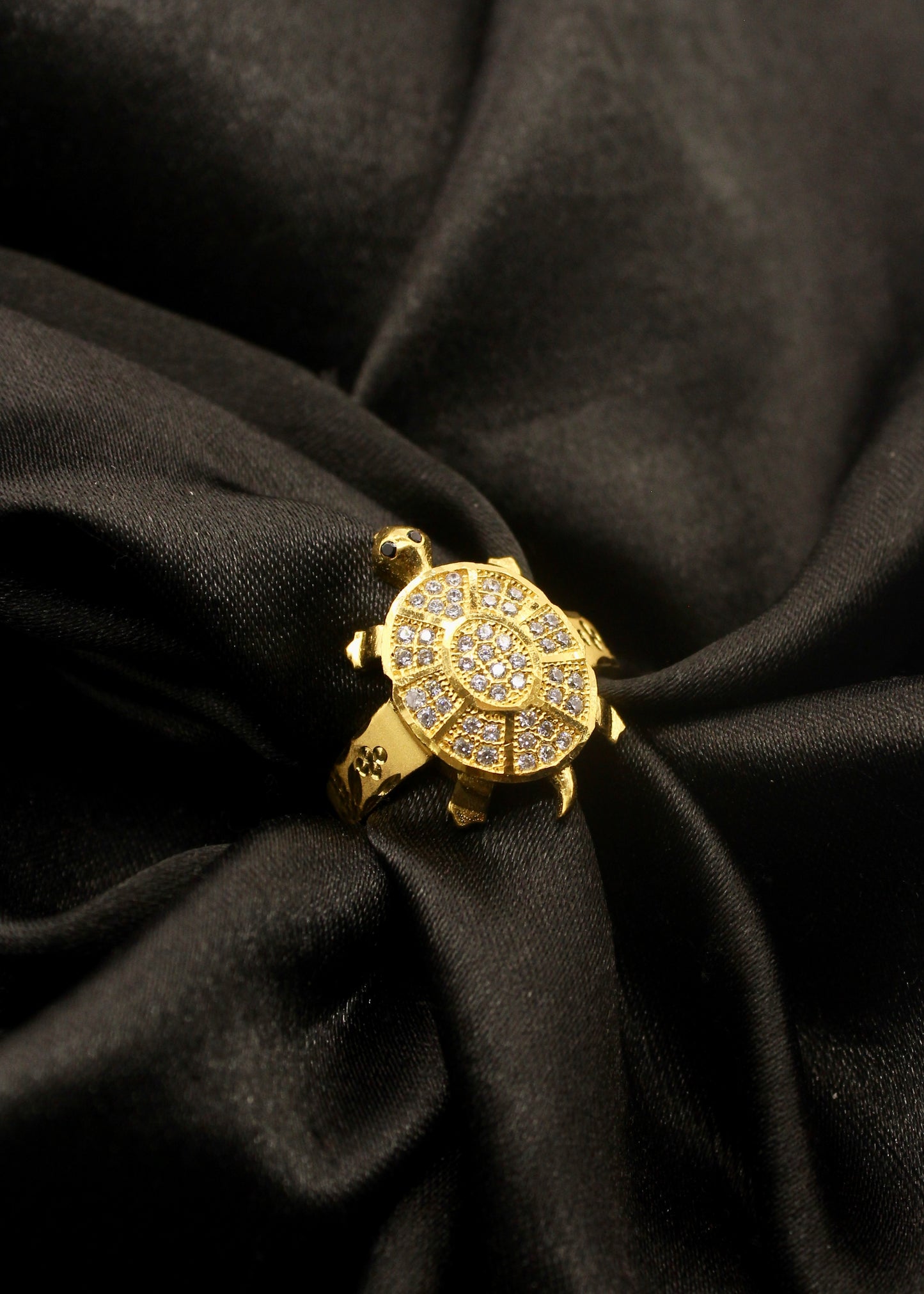 DESIGNER TORTOISE GOLDEN MEN'S RING