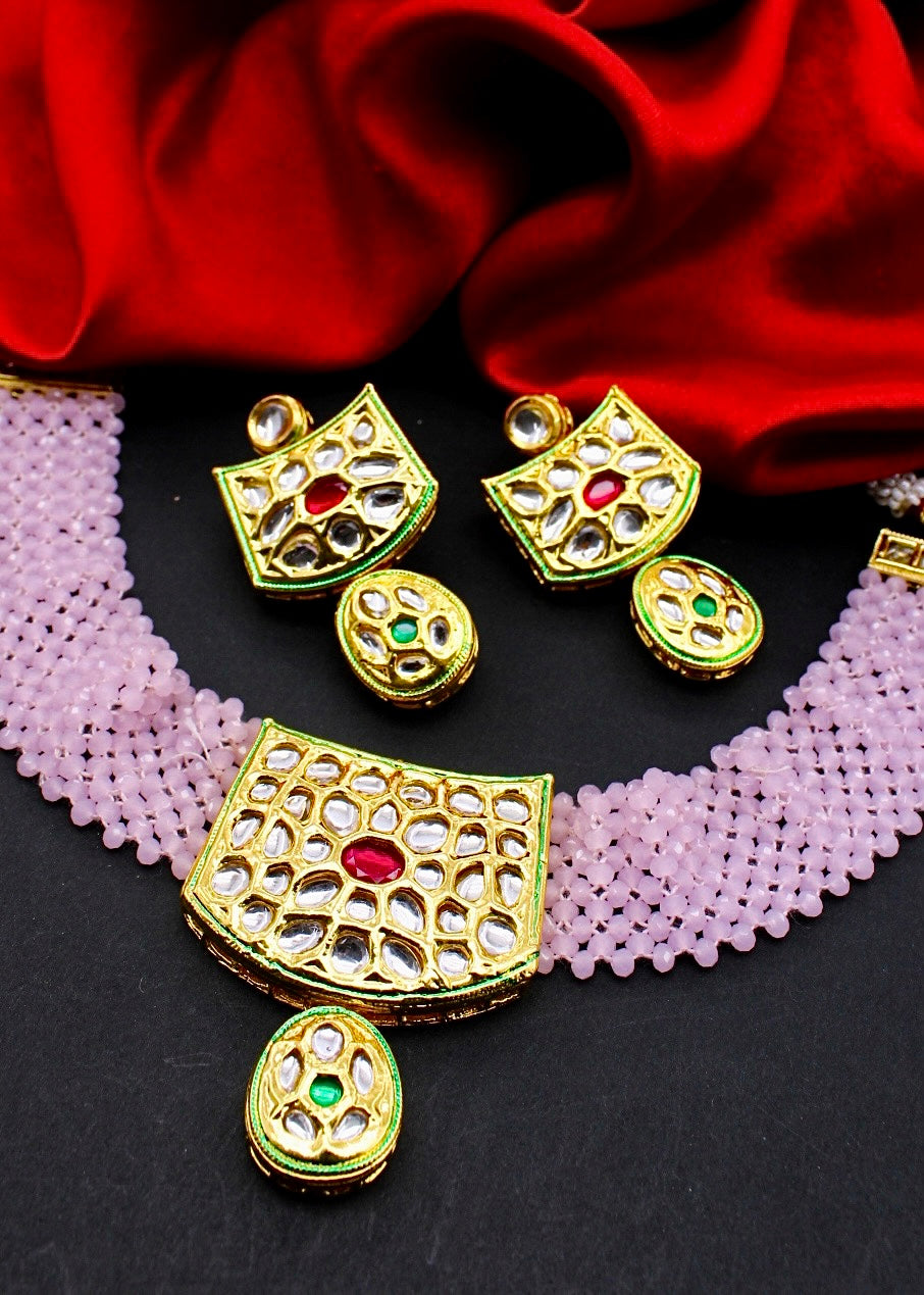 STYLISH KUNDAN NECKLACE