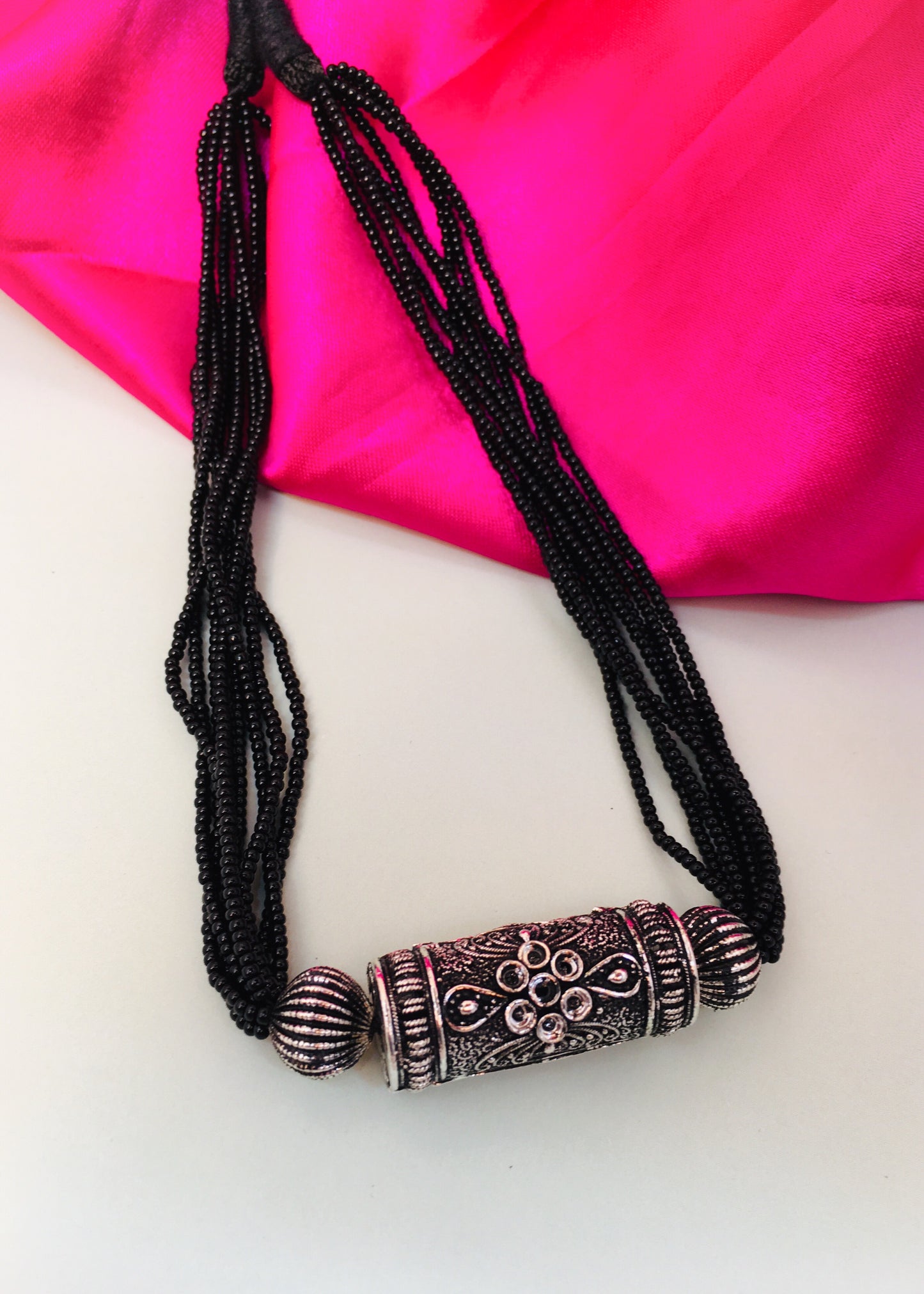 UNIQUE DESIGNER OXIDISED MANGALSUTRA