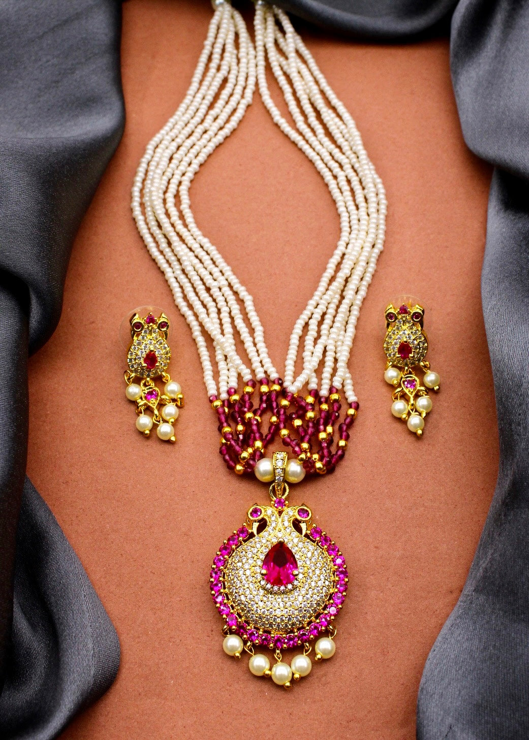 PEACOCK DESIGNER NECKLACE