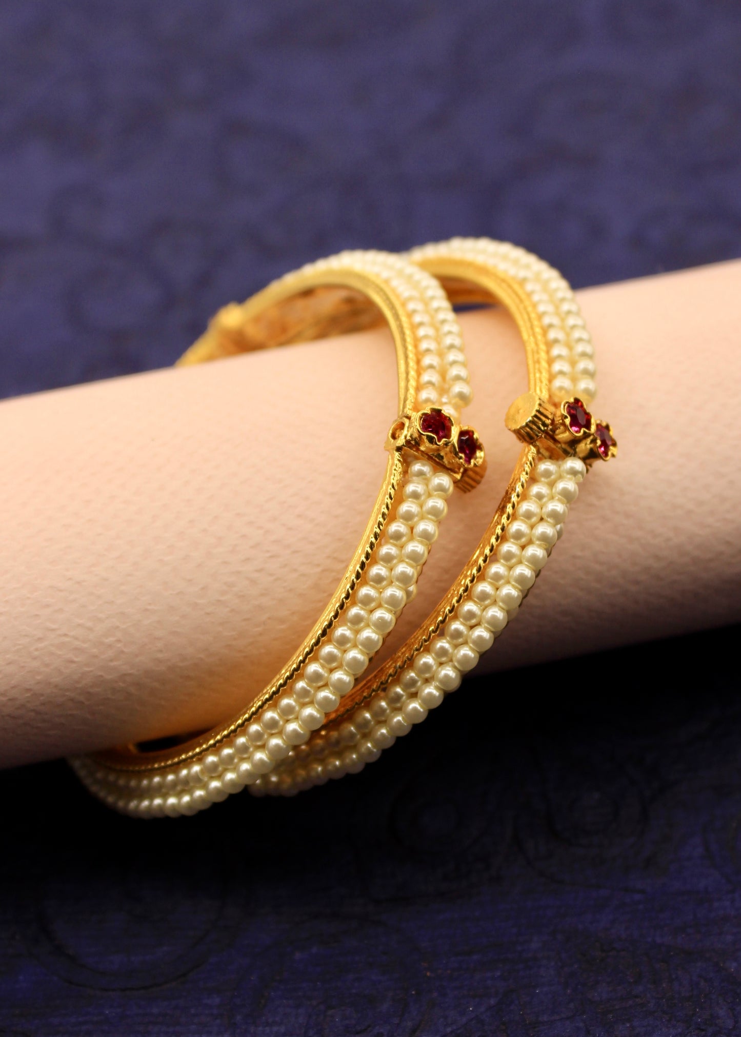 DESIGNER MOTI BANGLES