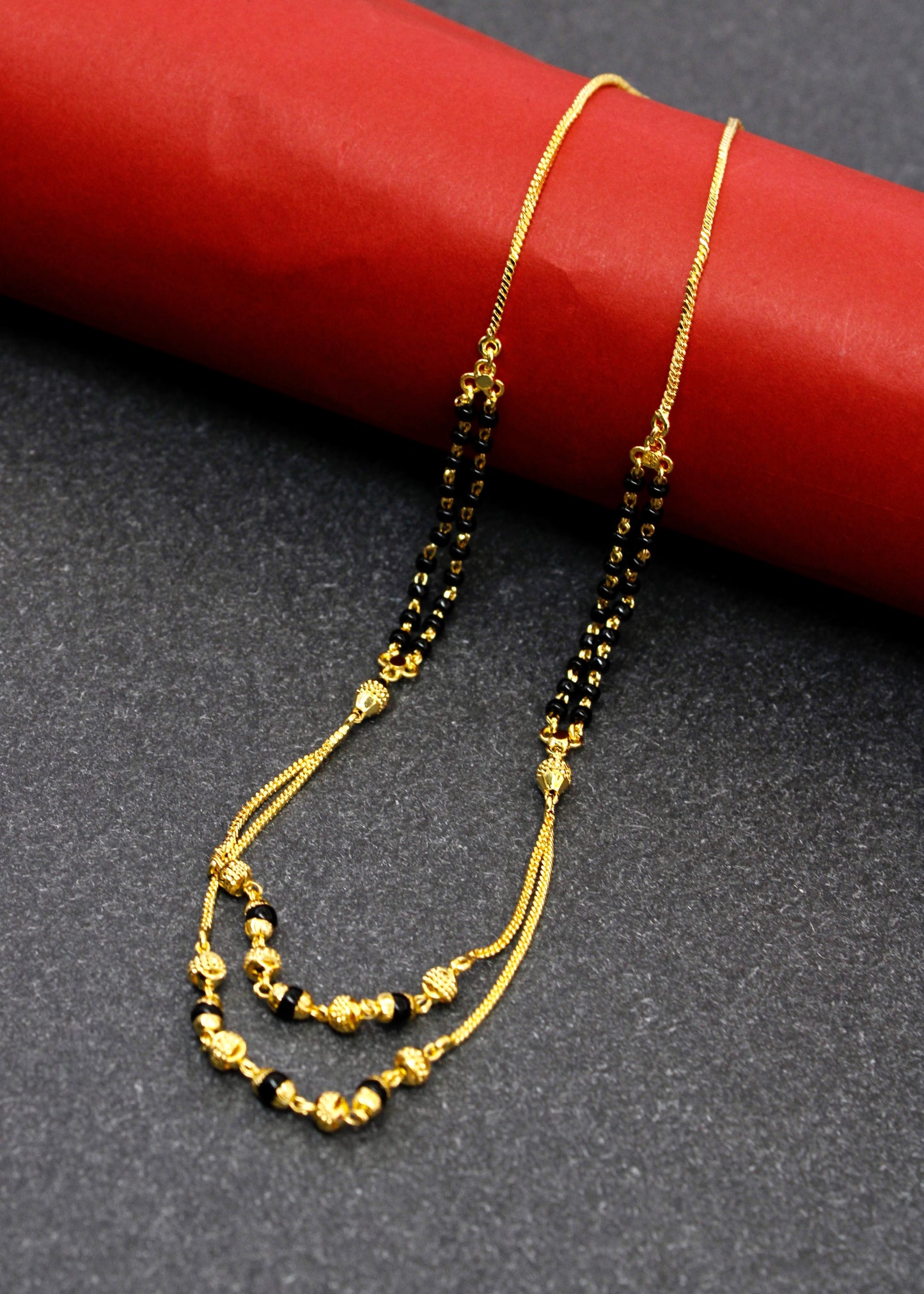 SLEEK GOLD PLATED MANGALSUTRA