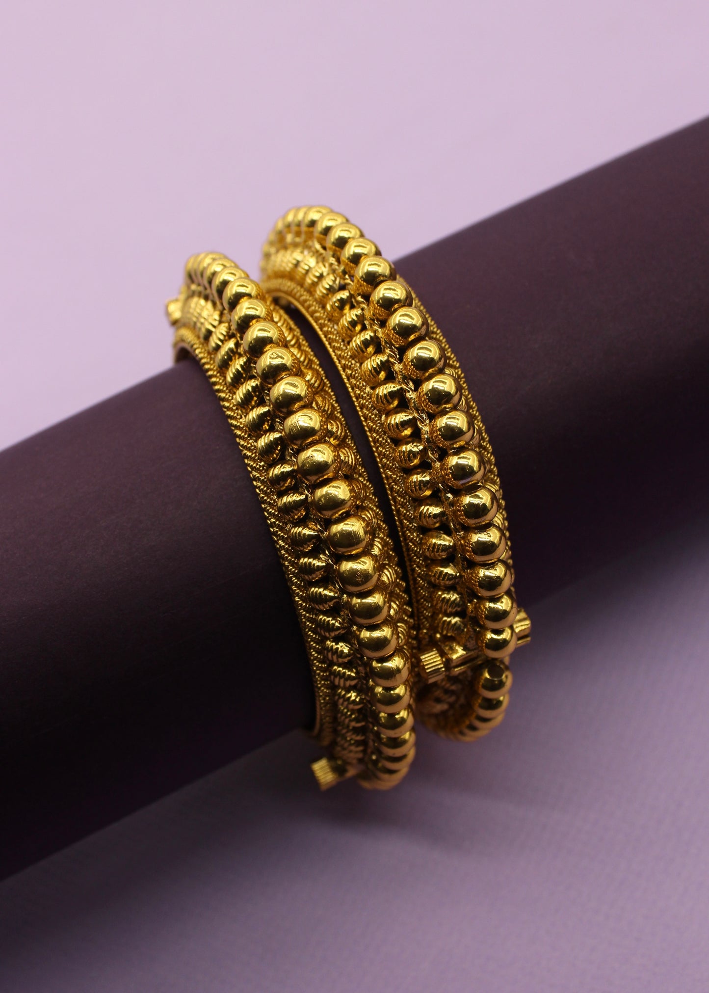 GOLDEN BEADED TRADITIONAL KANGAN