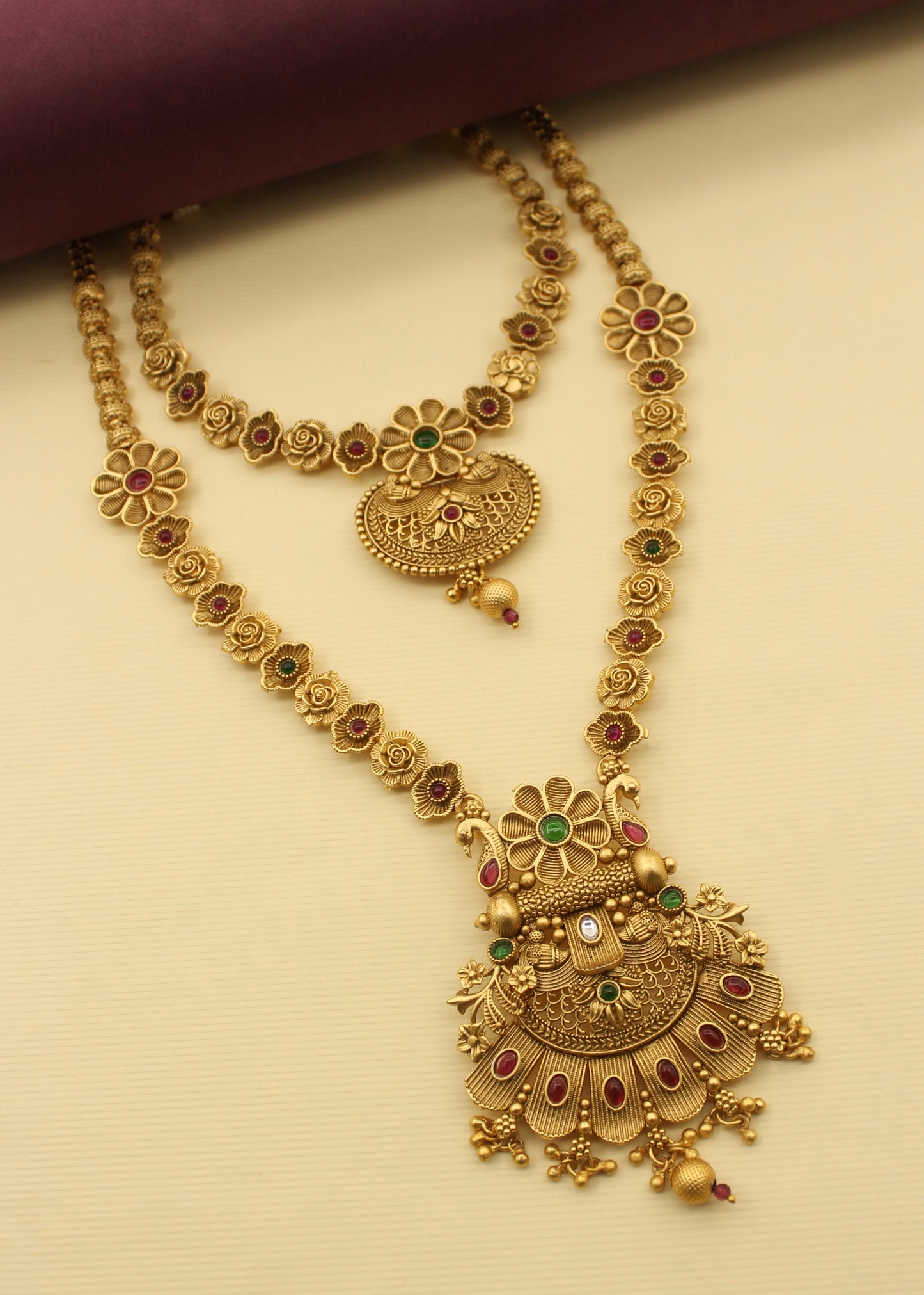 BLISSFUL FLOWERET RAJWADI COMBO SET