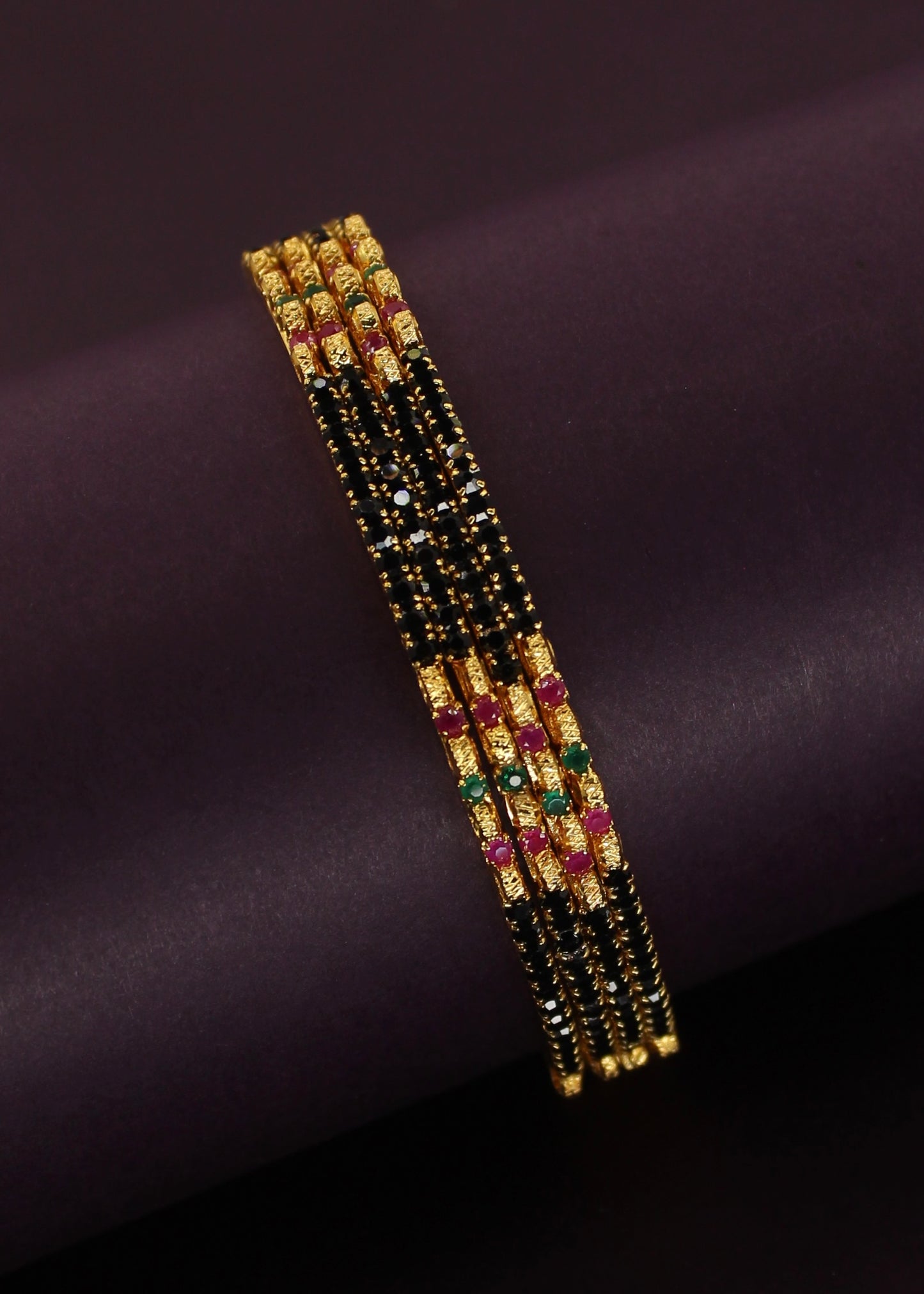 STUDDED DIA BANGLES
